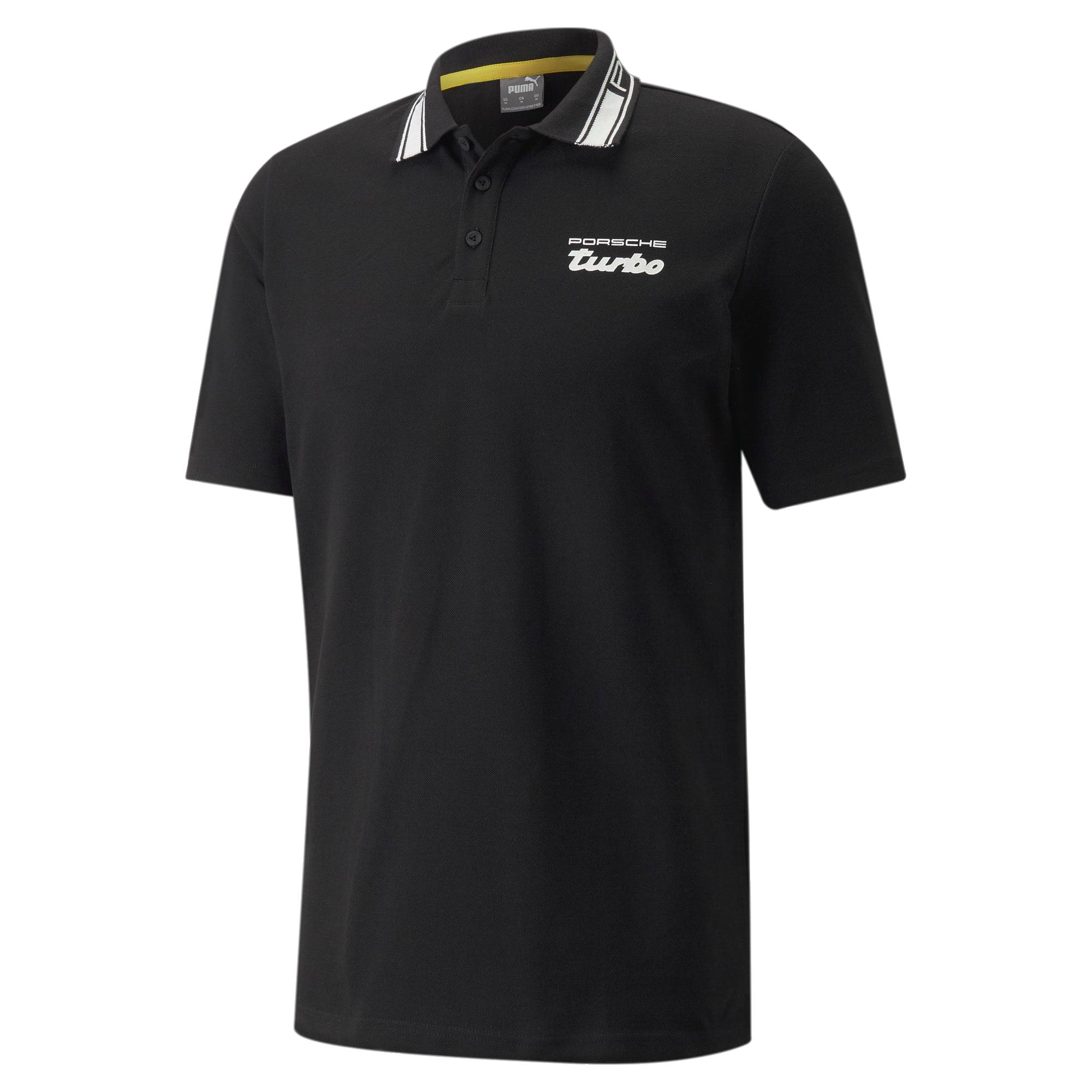 Porsche Legacy Puma Polo Shirt "Turbo" - schwarz