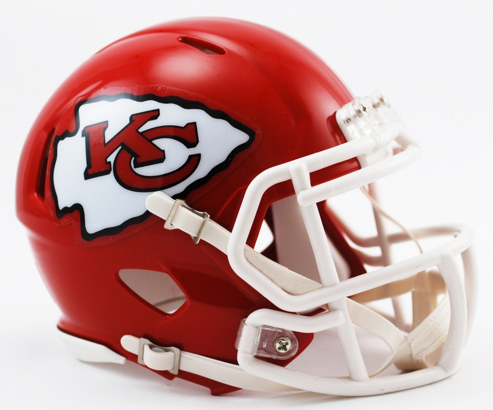 Kansas City Chiefs Mini Helm SPEED - rot