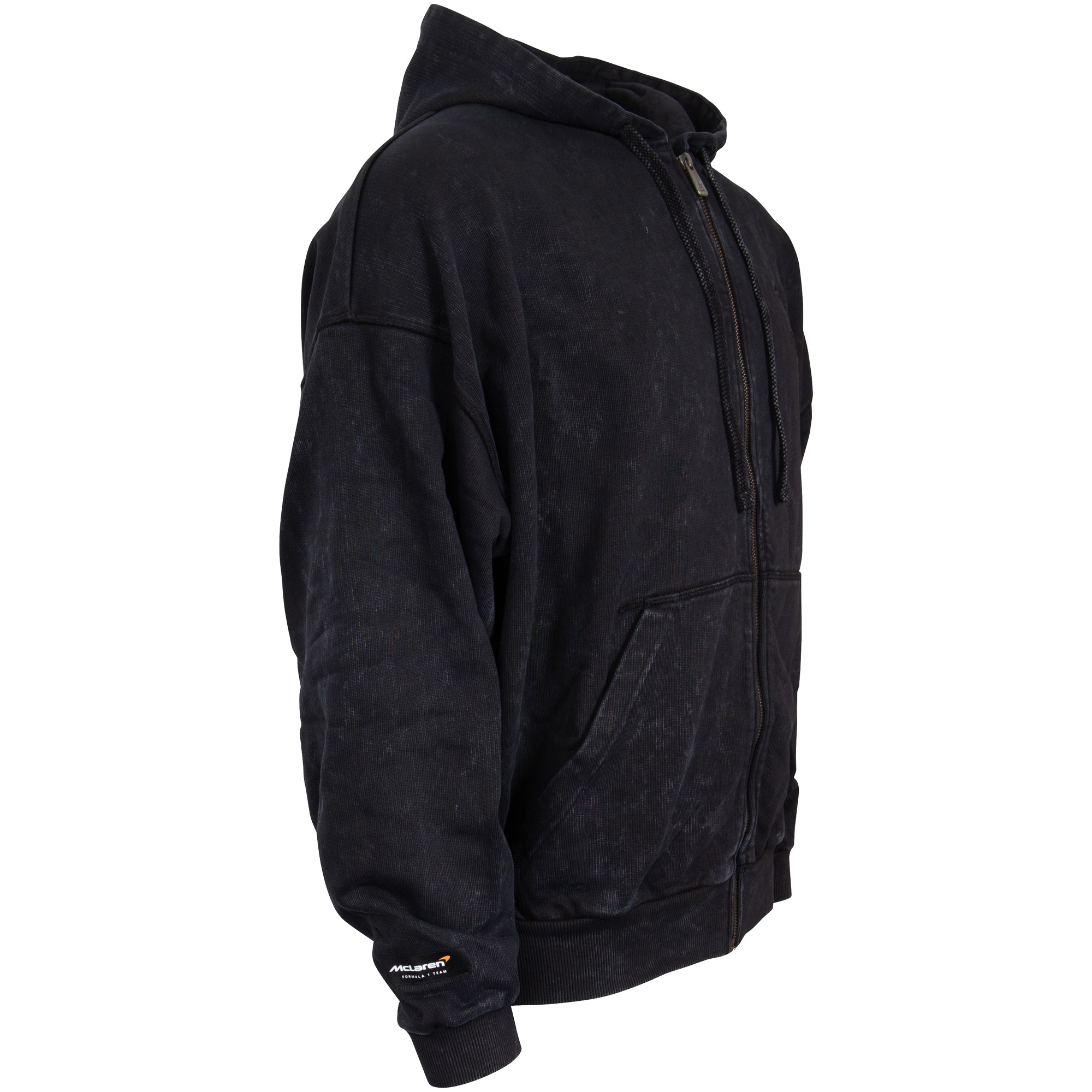 McLaren F1 New Era Kapuzenjacke Washed - schwarz