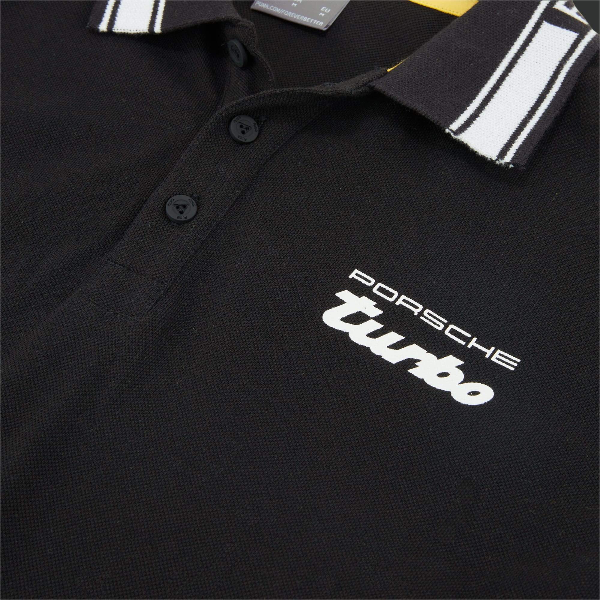 Porsche Legacy Puma Polo Shirt "Turbo" - schwarz