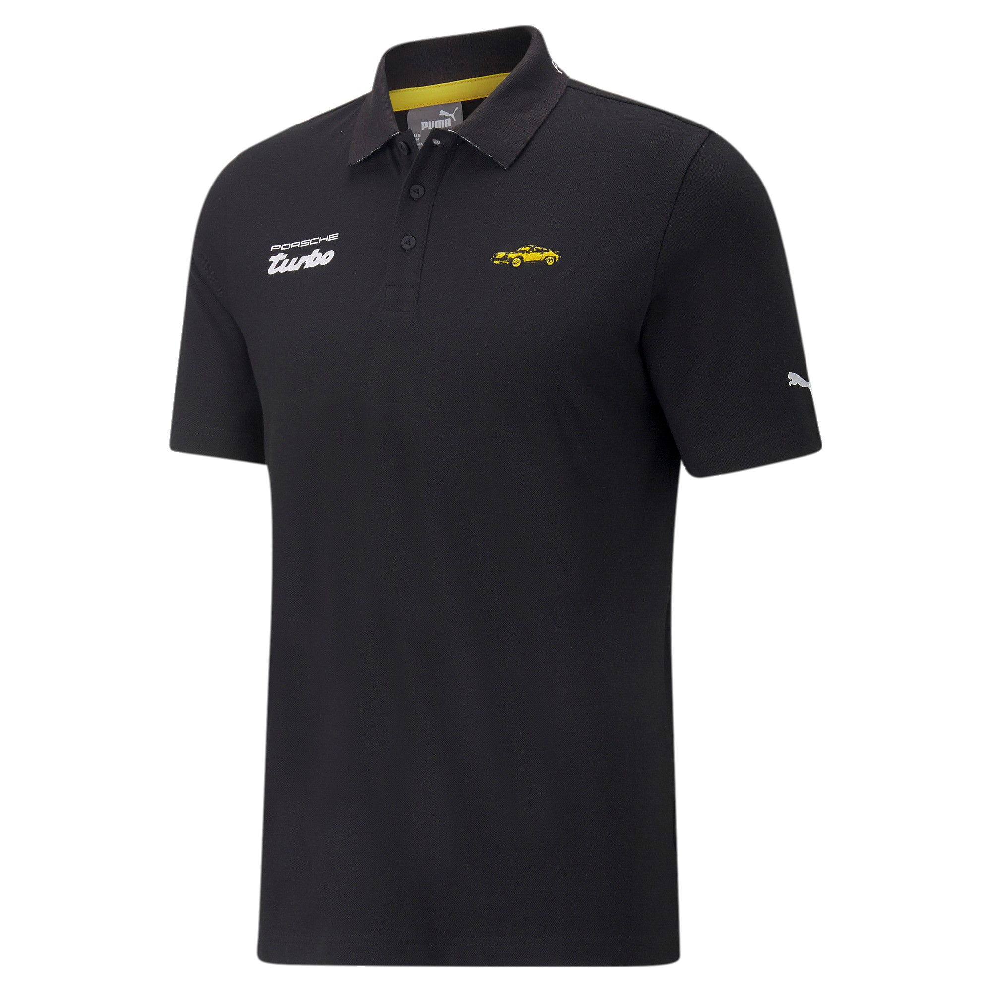 Porsche Legacy Puma Polo Shirt "Porsche Turbo" - schwarz