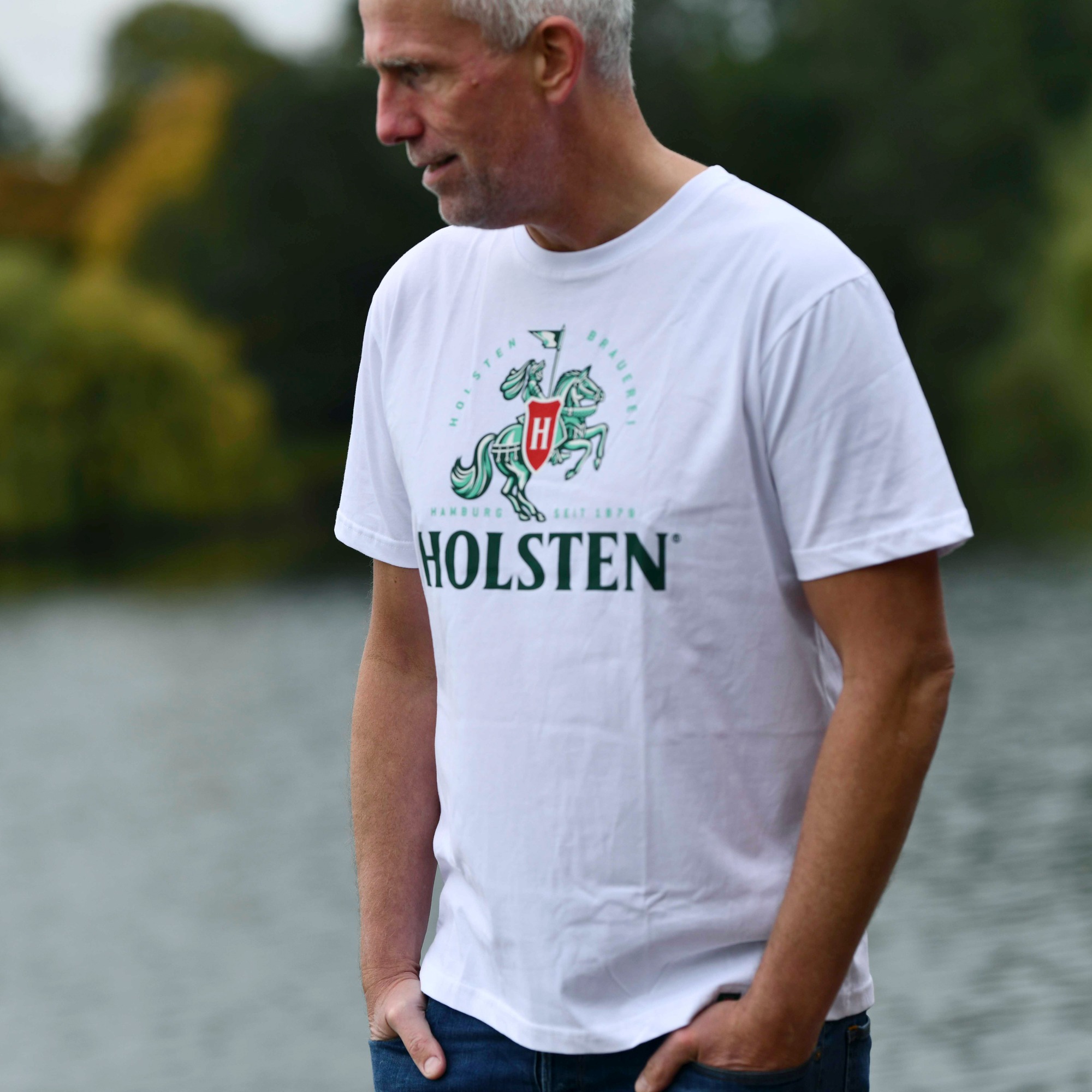Holsten - Herren T-Shirt Holsten - weiß Holsten - Herren T-Shirt Holsten - weiß