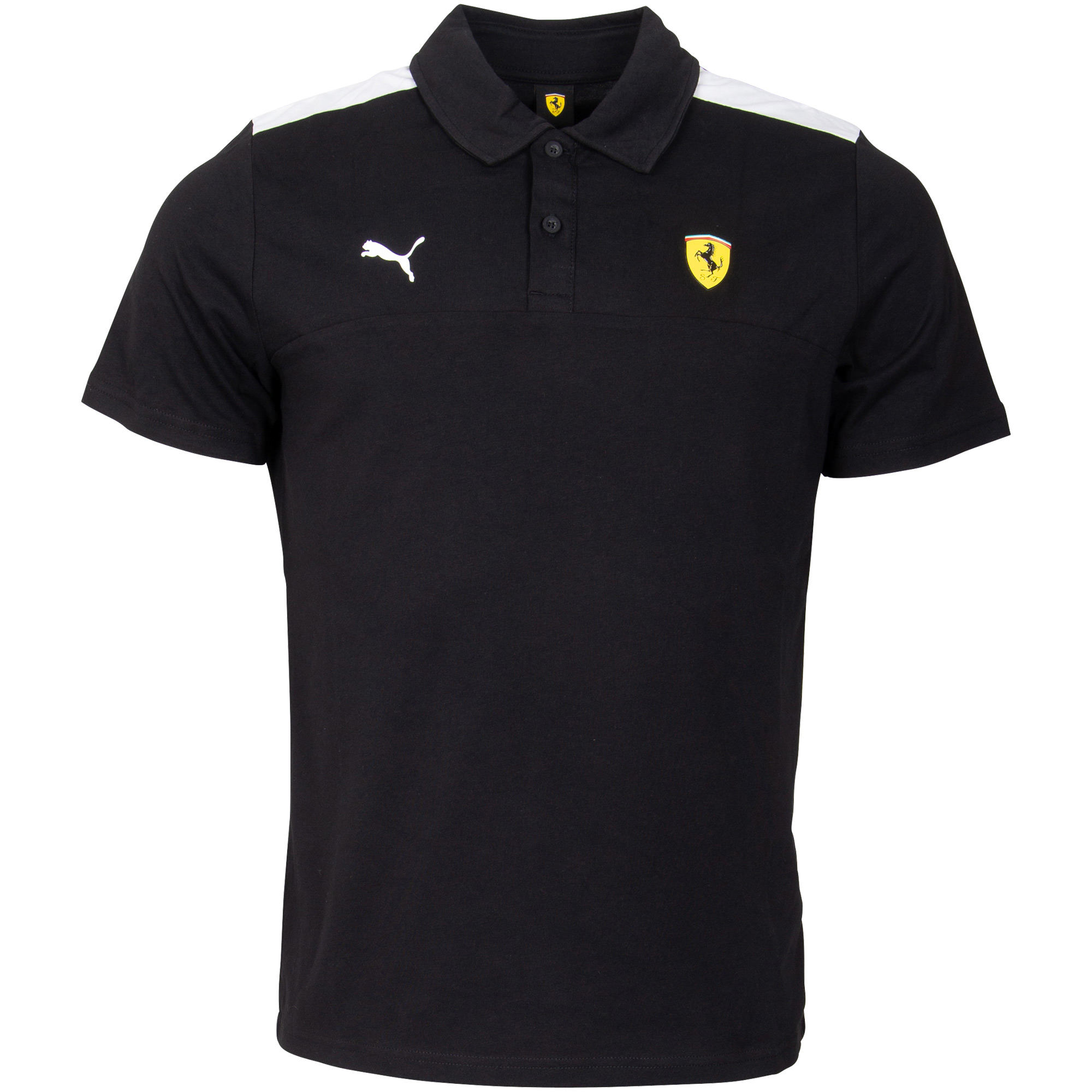 Scuderia Ferrari Puma Polohemd "Basic" - schwarz