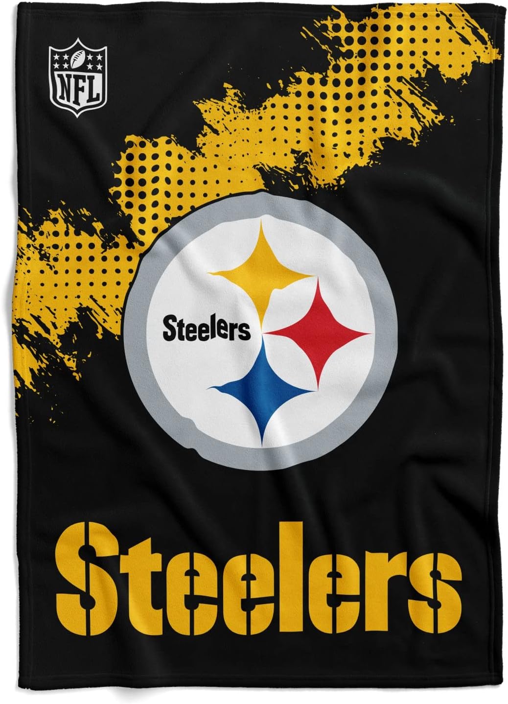 Pittsburgh Steelers Flannel Decke /Throw "CORNER" 