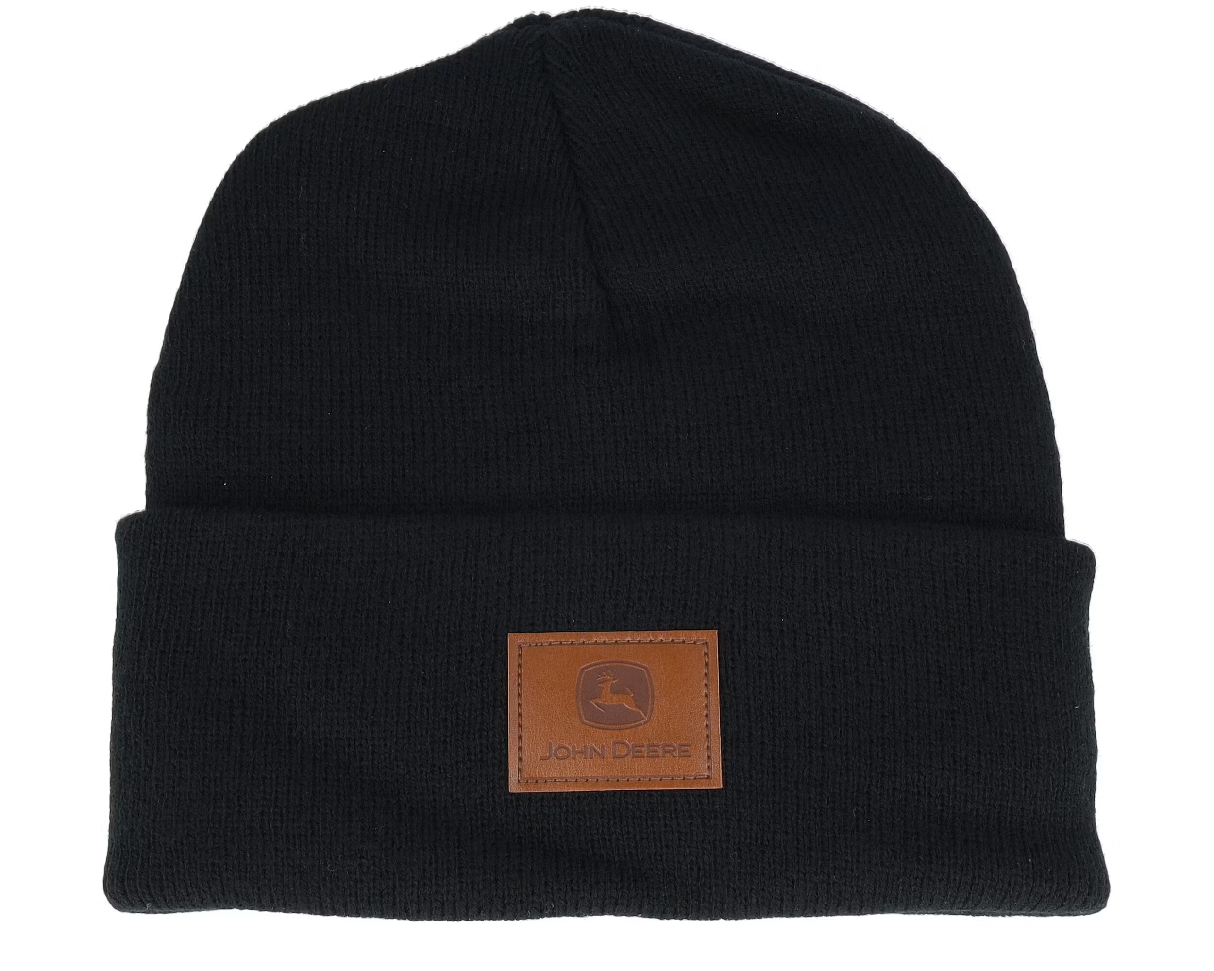 John Deere Beanie Logo - schwarz