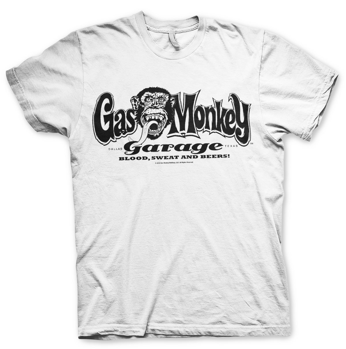 Gas Monkey Garage T-Shirt "Logo" - weiß