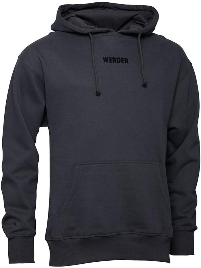SV Werder Bremen GOTS Hoodie "SVW" - schwarz