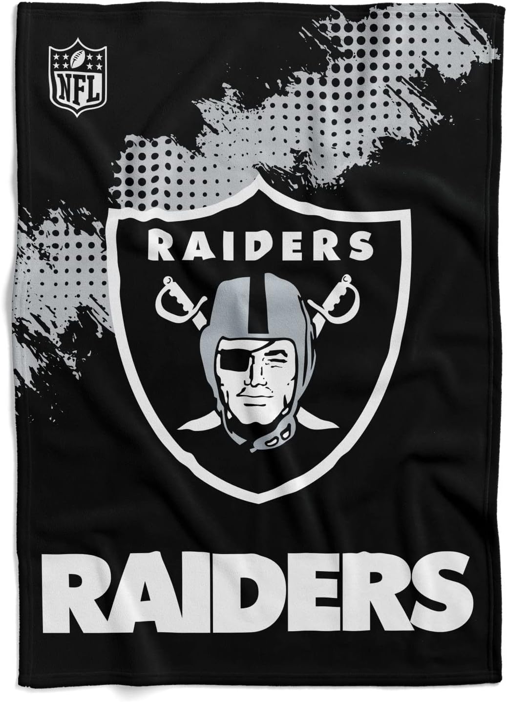 Las Vegas Raiders Flannel Decke /Throw "CORNER" 
