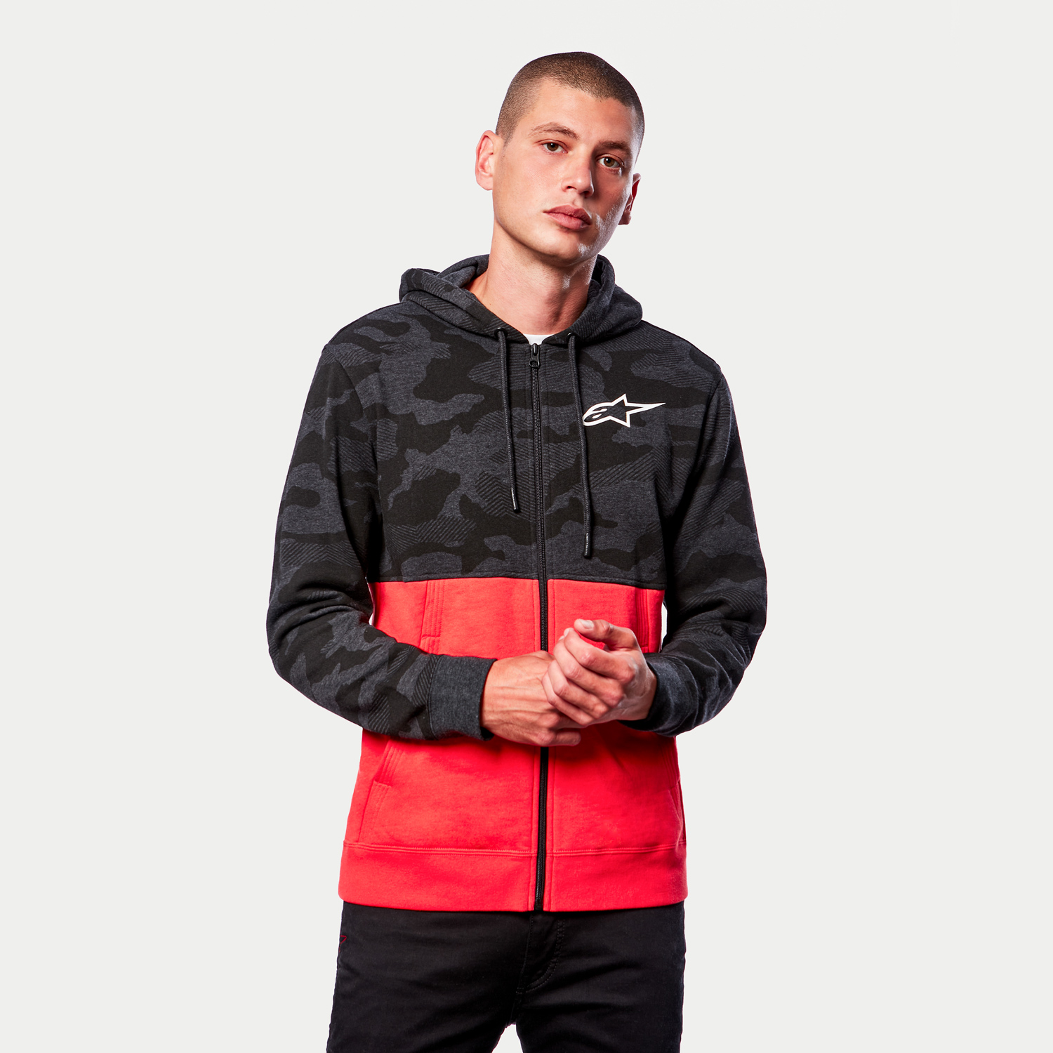 Alpinestars Kapuzensweatjacke "Camo" - multicolor