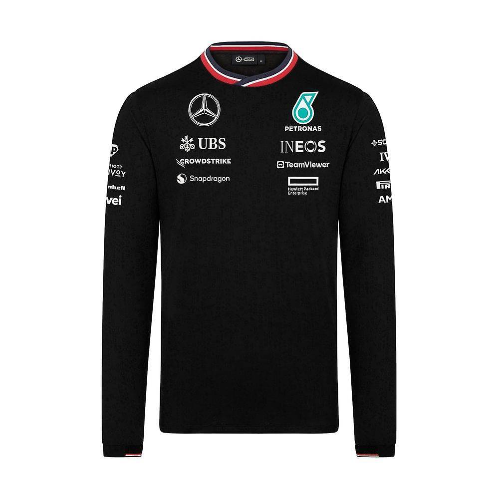 Mercedes AMG Petronas Langarmshirt Teamline 2024 - schwarz