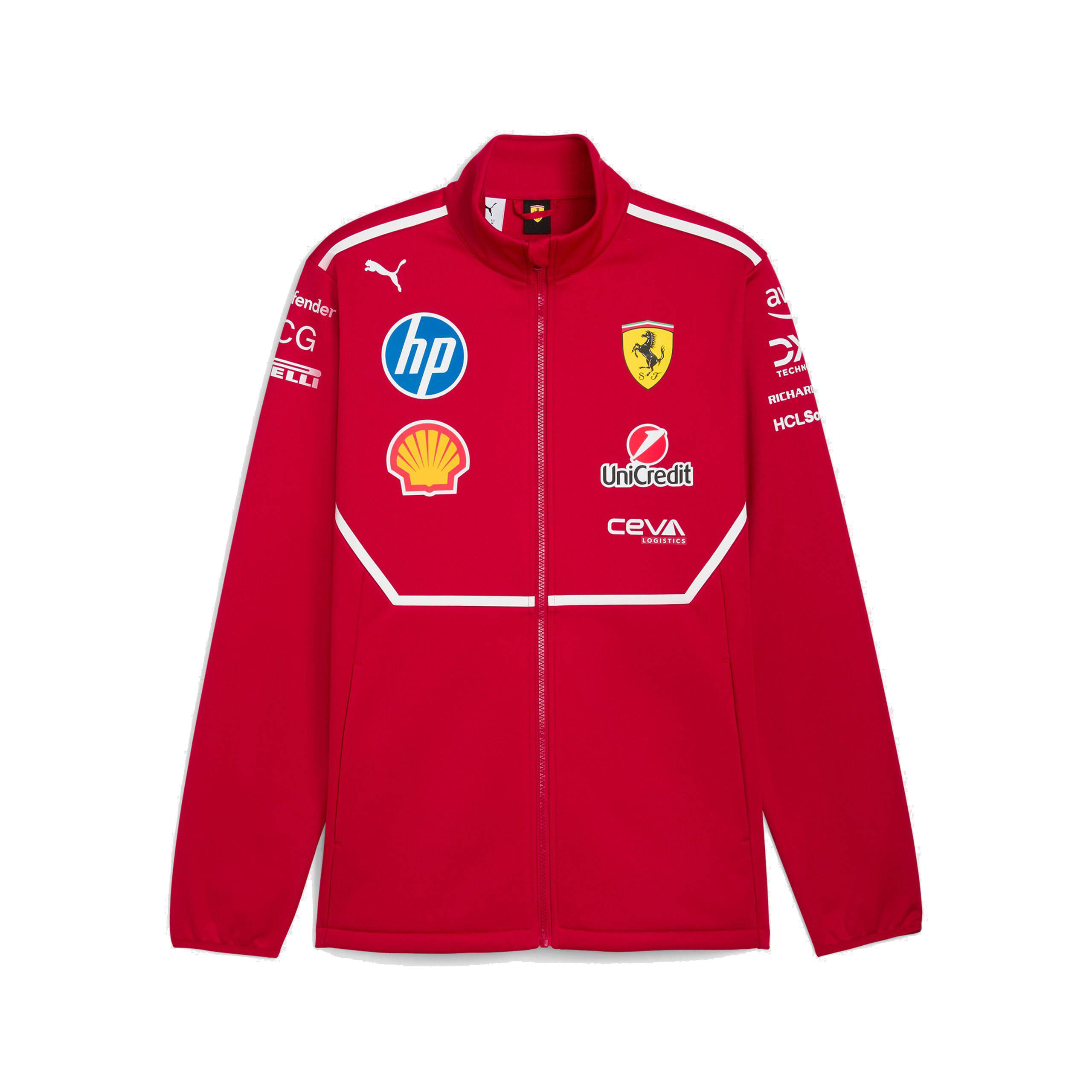 Scuderia Ferrari Puma Team Softshell Jacke 2025 - rot