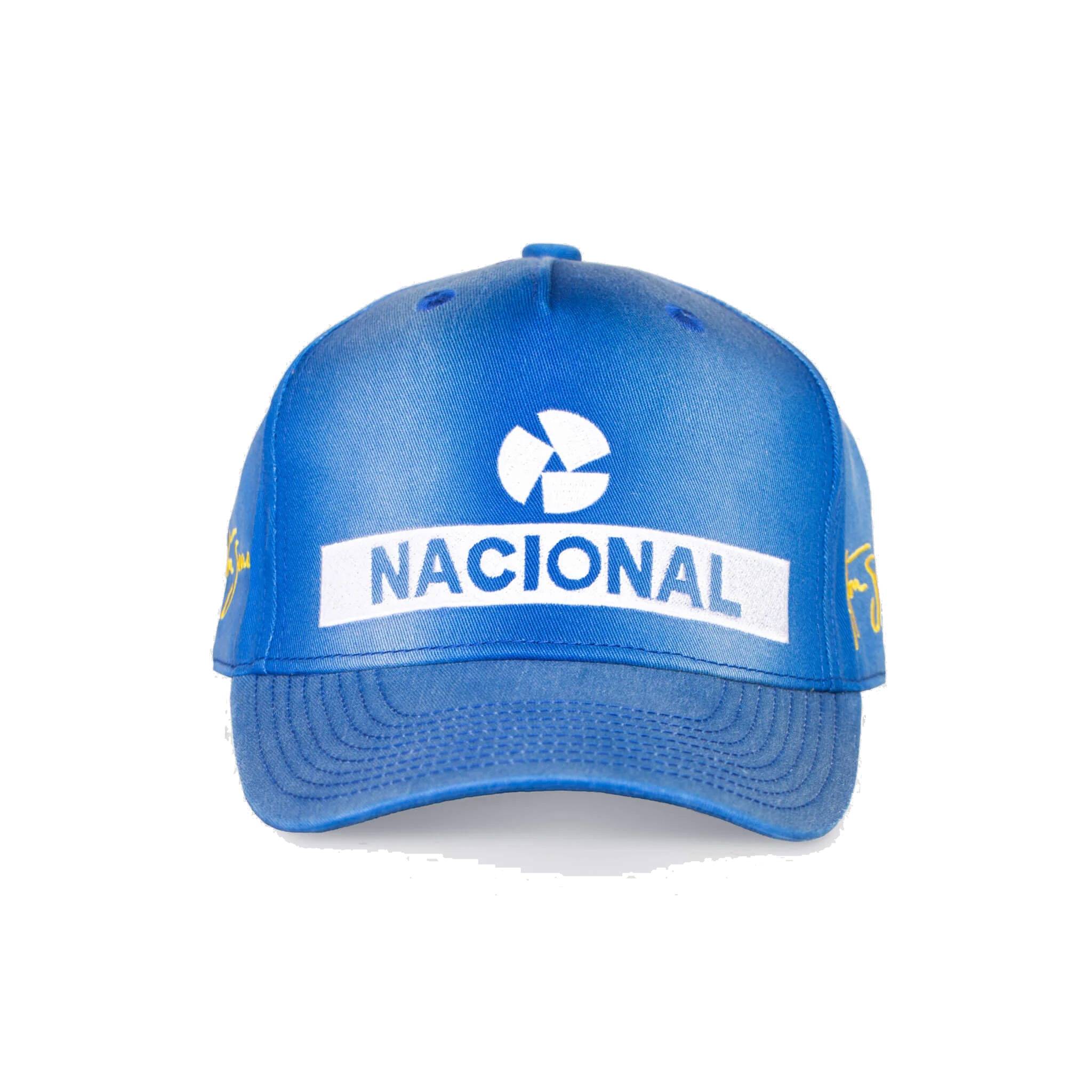 Ayrton Senna vintage Cap "Nacional" - blau