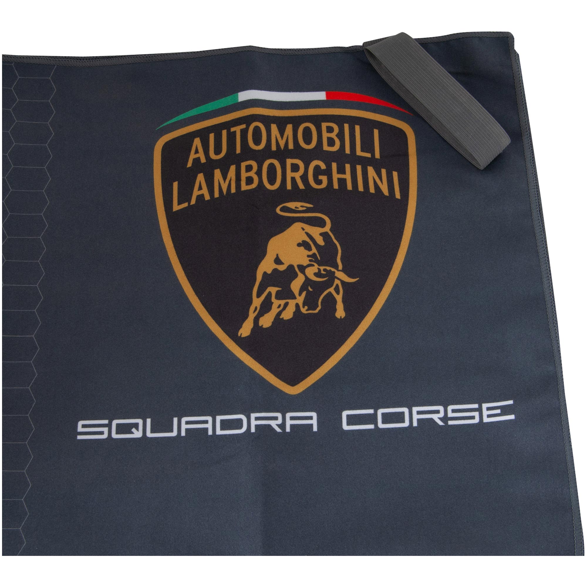Lamborghini Squadra Corse Handtuch - grau