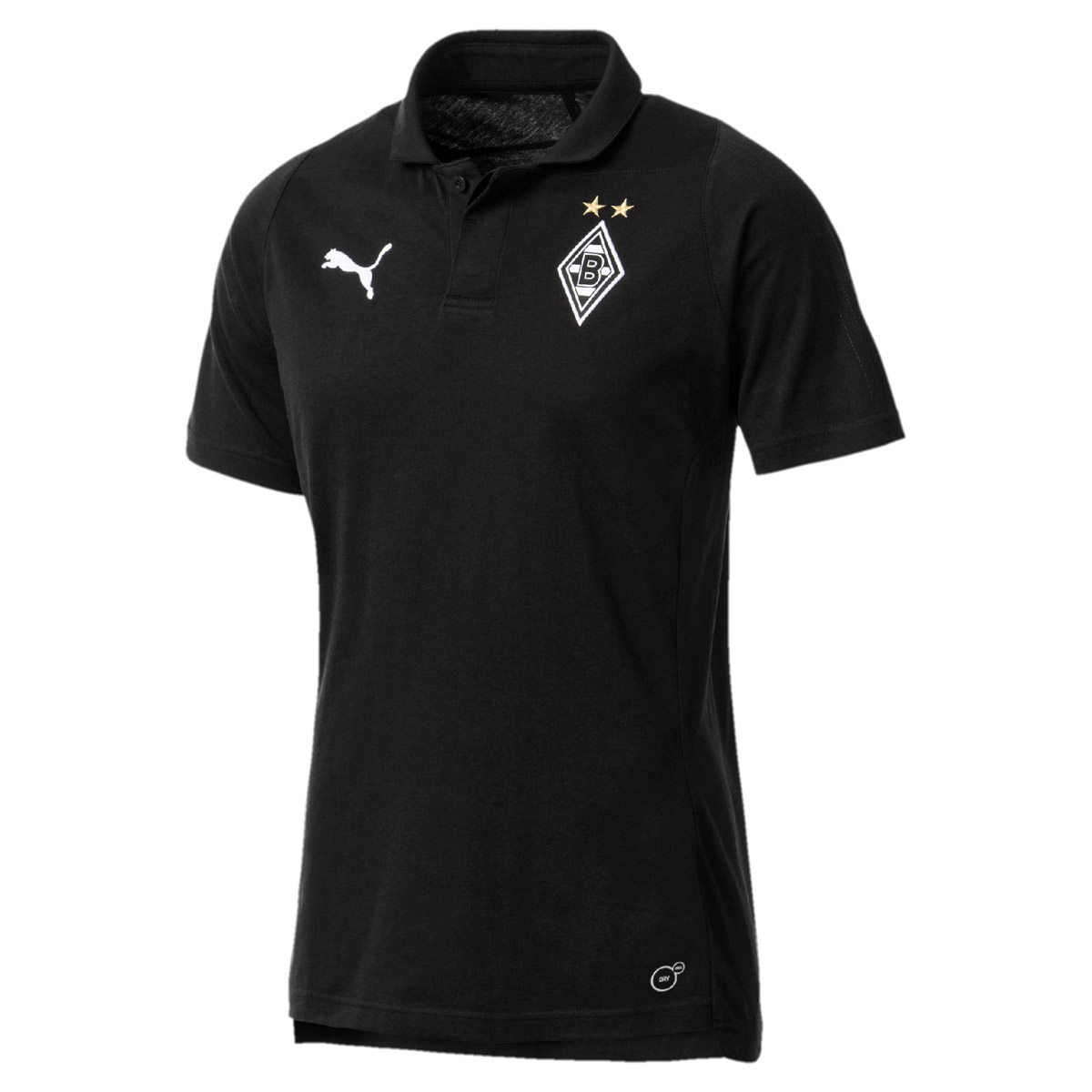 Borussia Mönchengladbach Puma Polo "Casual" - schwarz