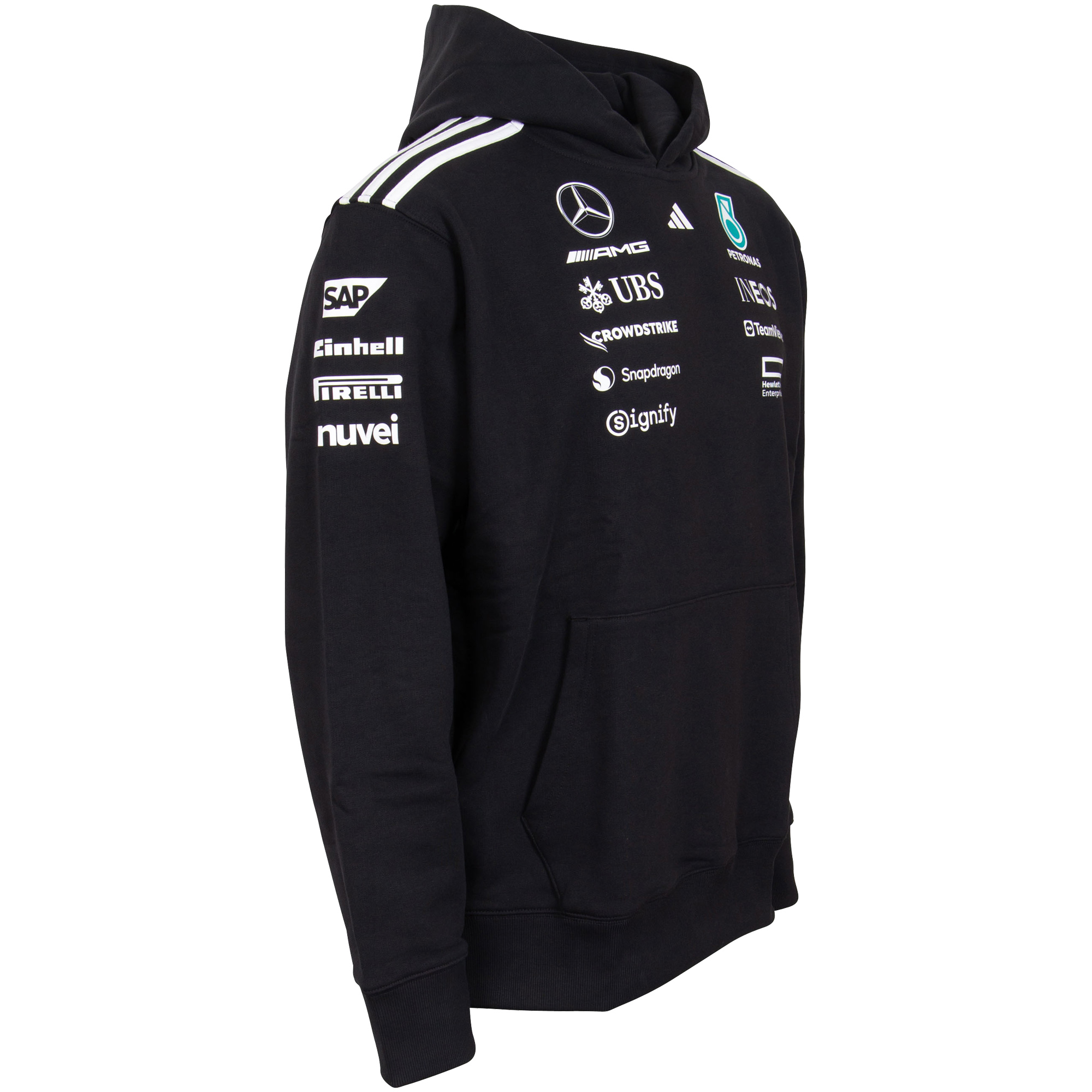 Mercedes AMG Petronas Adidas Team Kapuzenpullover - schwarz Mercedes AMG Petronas Adidas Team Kapuzenpullover - schwarz