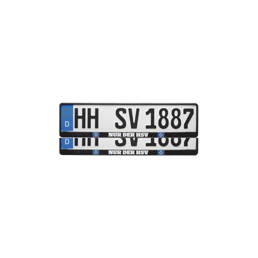 HSV Kennzeichenverstärker "Nur der HSV" 2er Set 