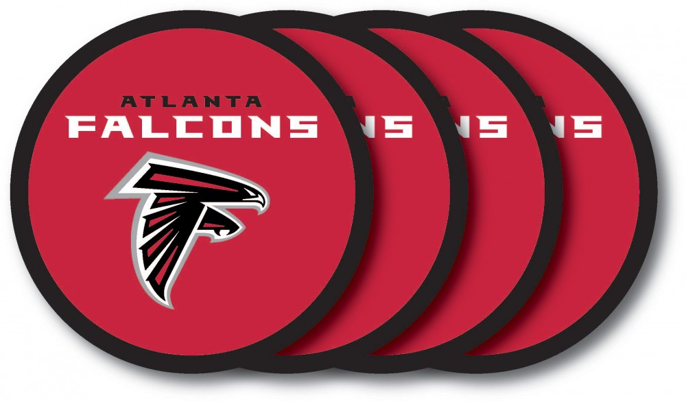 Atlanta Falcons Vinyl-Untersetzer Set (4 Stk.)