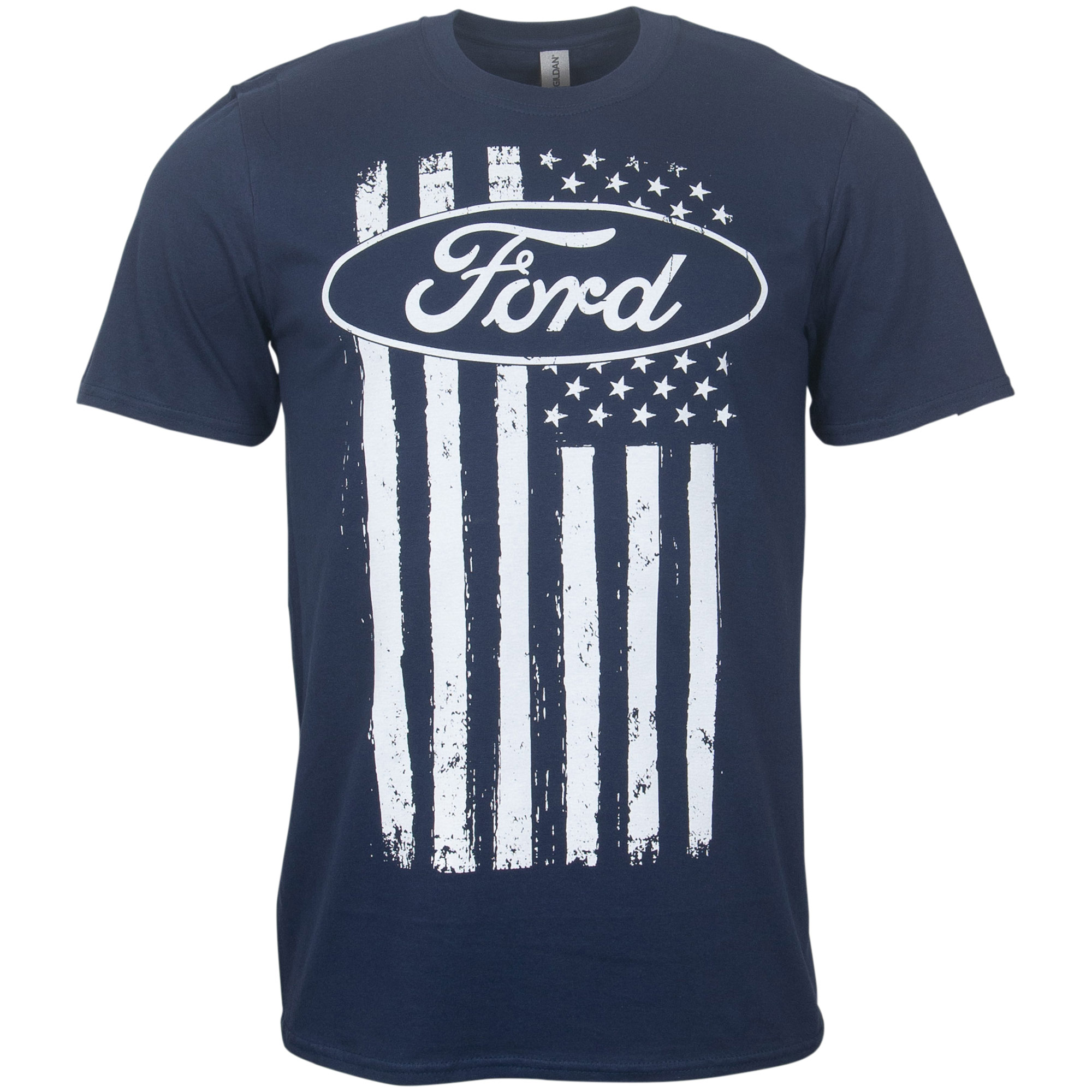 Ford T-Shirt "American Flag" - blau