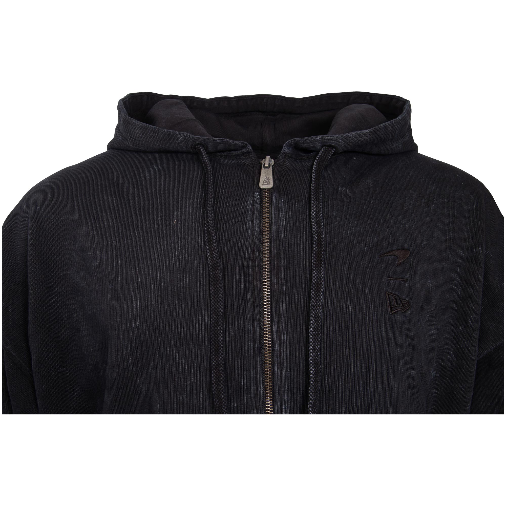 McLaren F1 New Era Kapuzenjacke Washed - schwarz