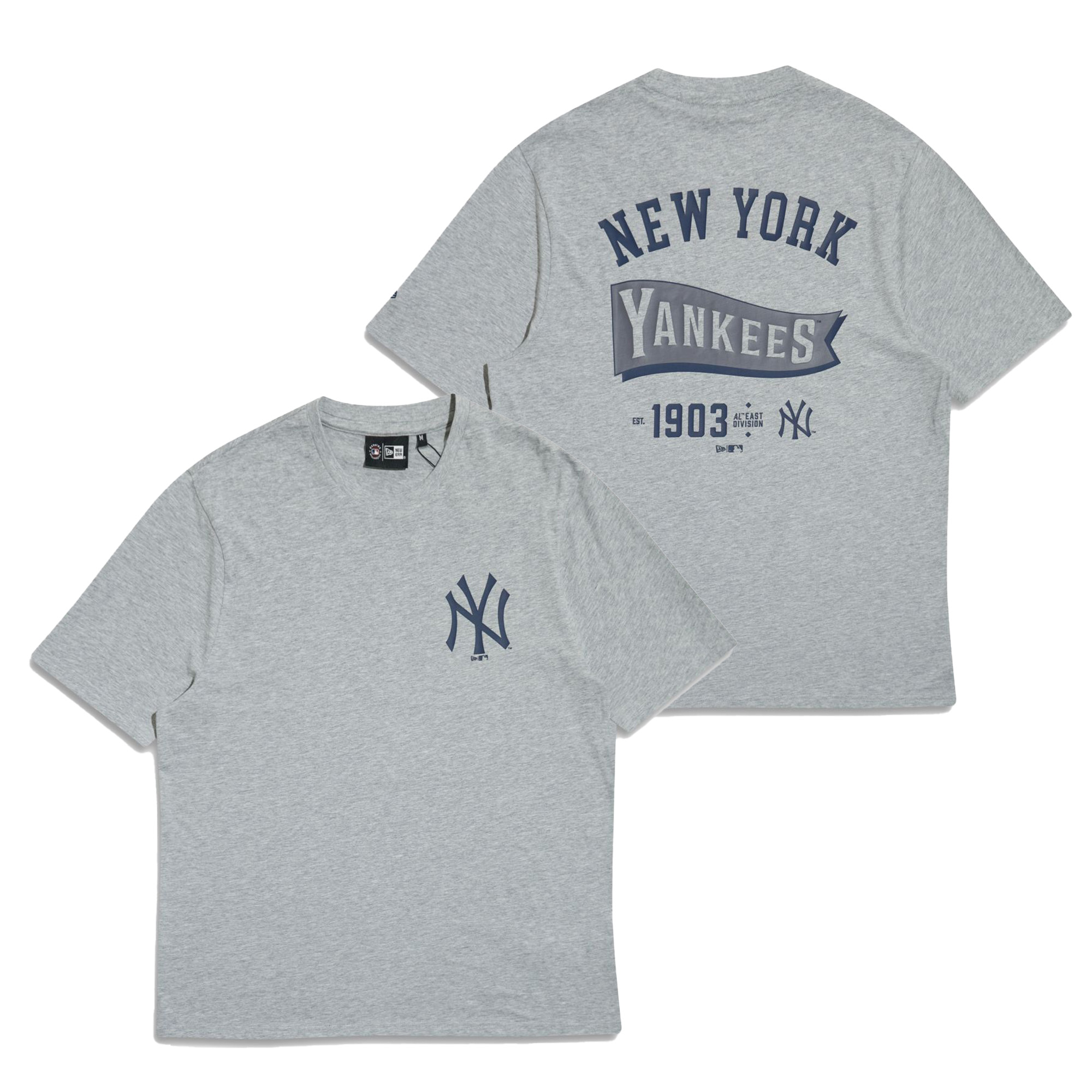 New York Yankees New Era T-Shirt NYY - grau