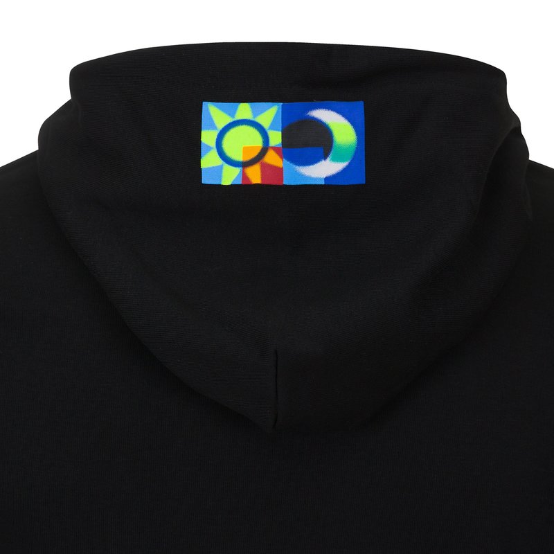 Valentino Rossi Hoodie "Sonne und Mond" - schwarz
