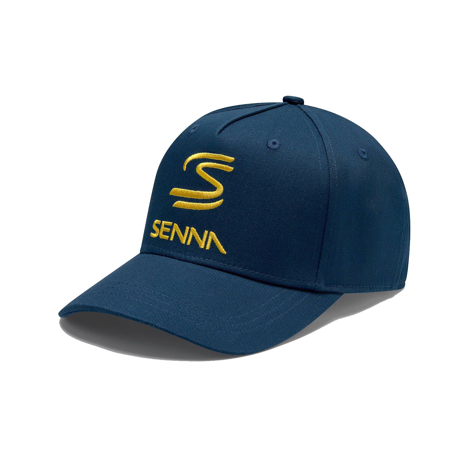 Ayrton Senna Logo Cap - blau