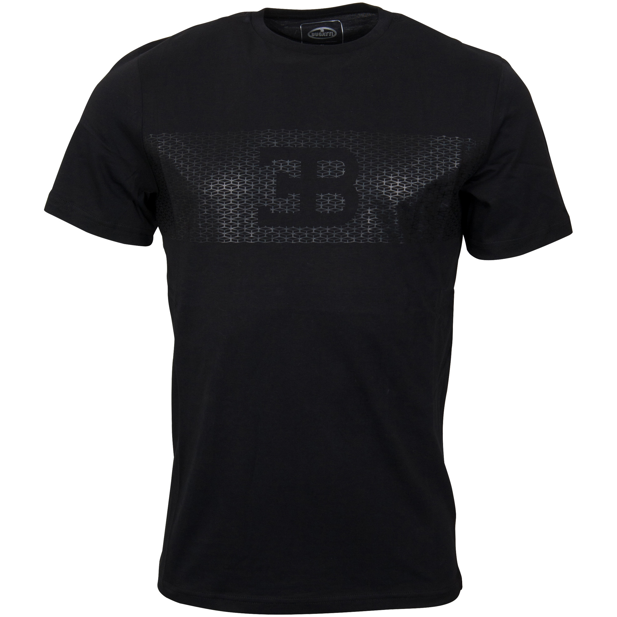 Bugatti T-Shirt "EB" - schwarz