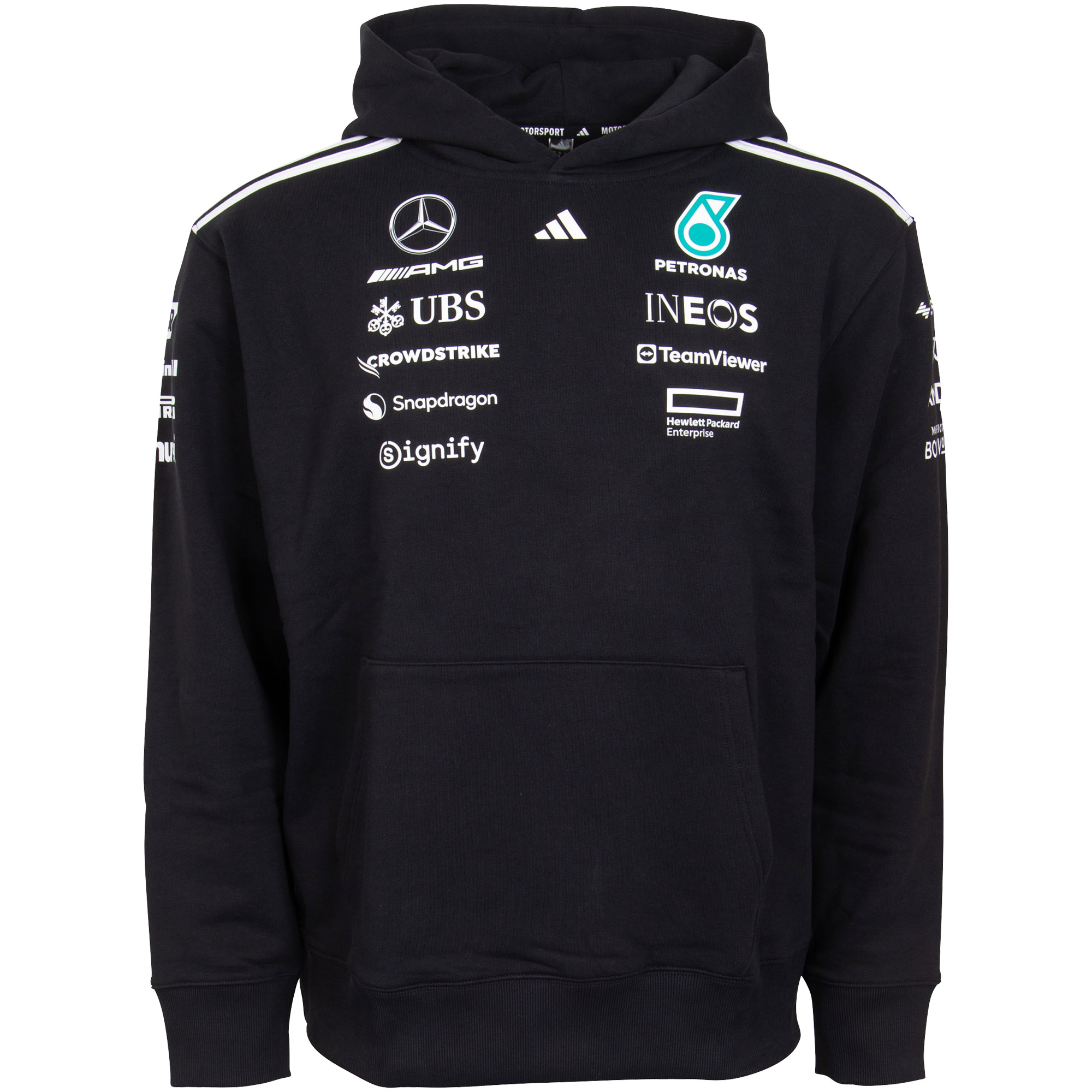 Mercedes AMG Petronas Adidas Team Kapuzenpullover - schwarz Mercedes AMG Petronas Adidas Team Kapuzenpullover - schwarz