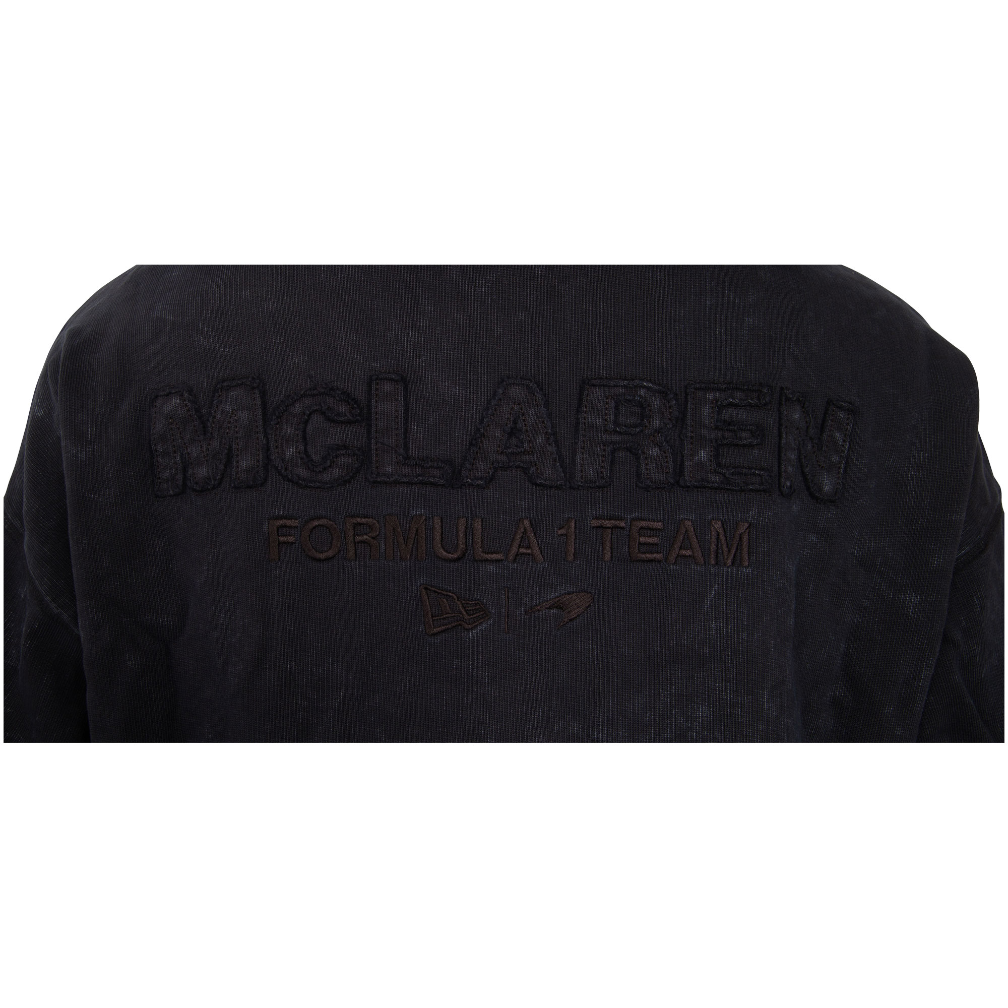 McLaren F1 New Era Kapuzenjacke Washed - schwarz