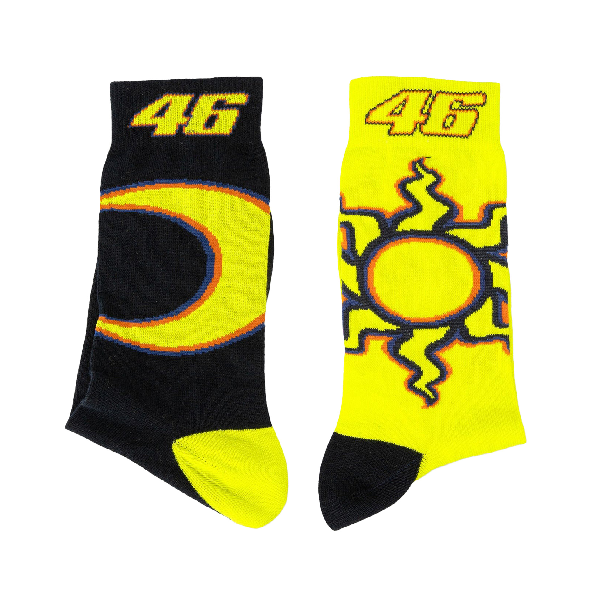Valentino Rossi Socken Sonne Mond