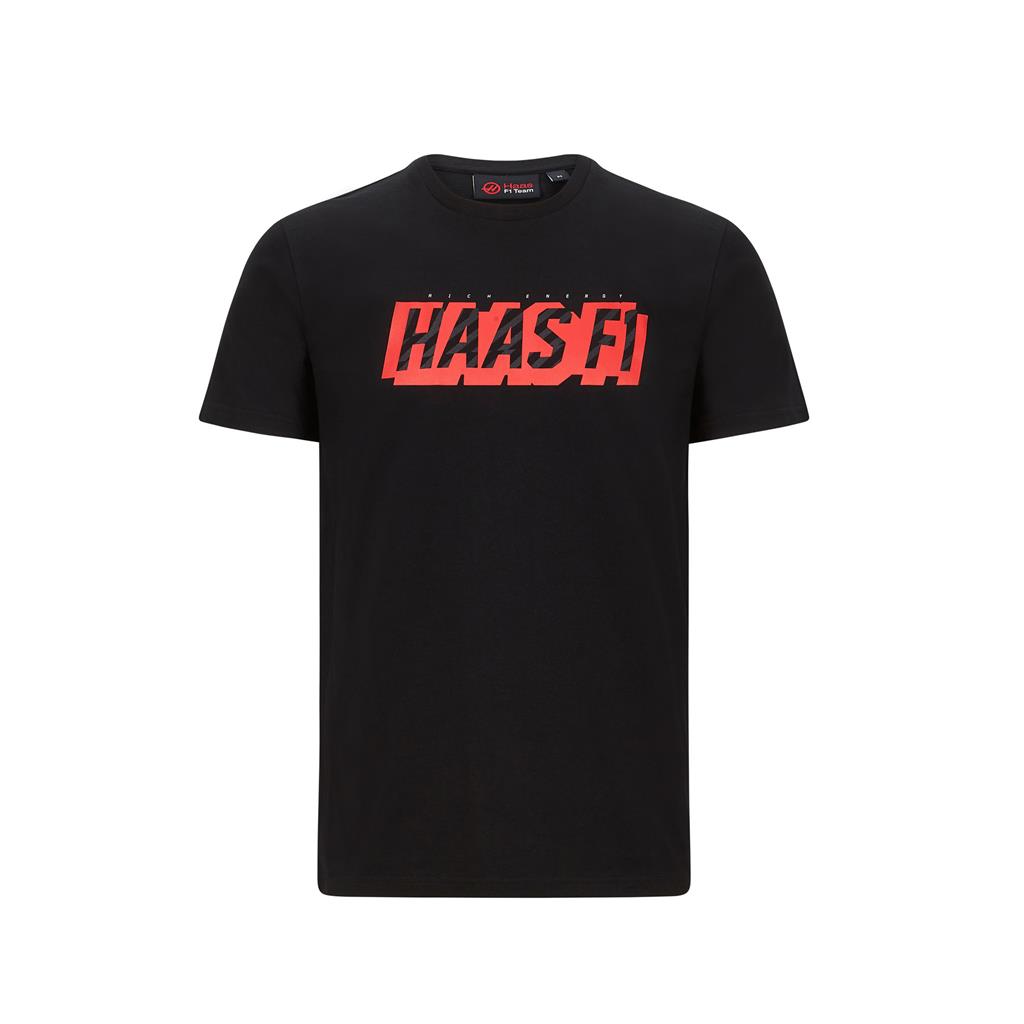 Haas F1 Team T-Shirt "Graphic Logo" - schwarz
