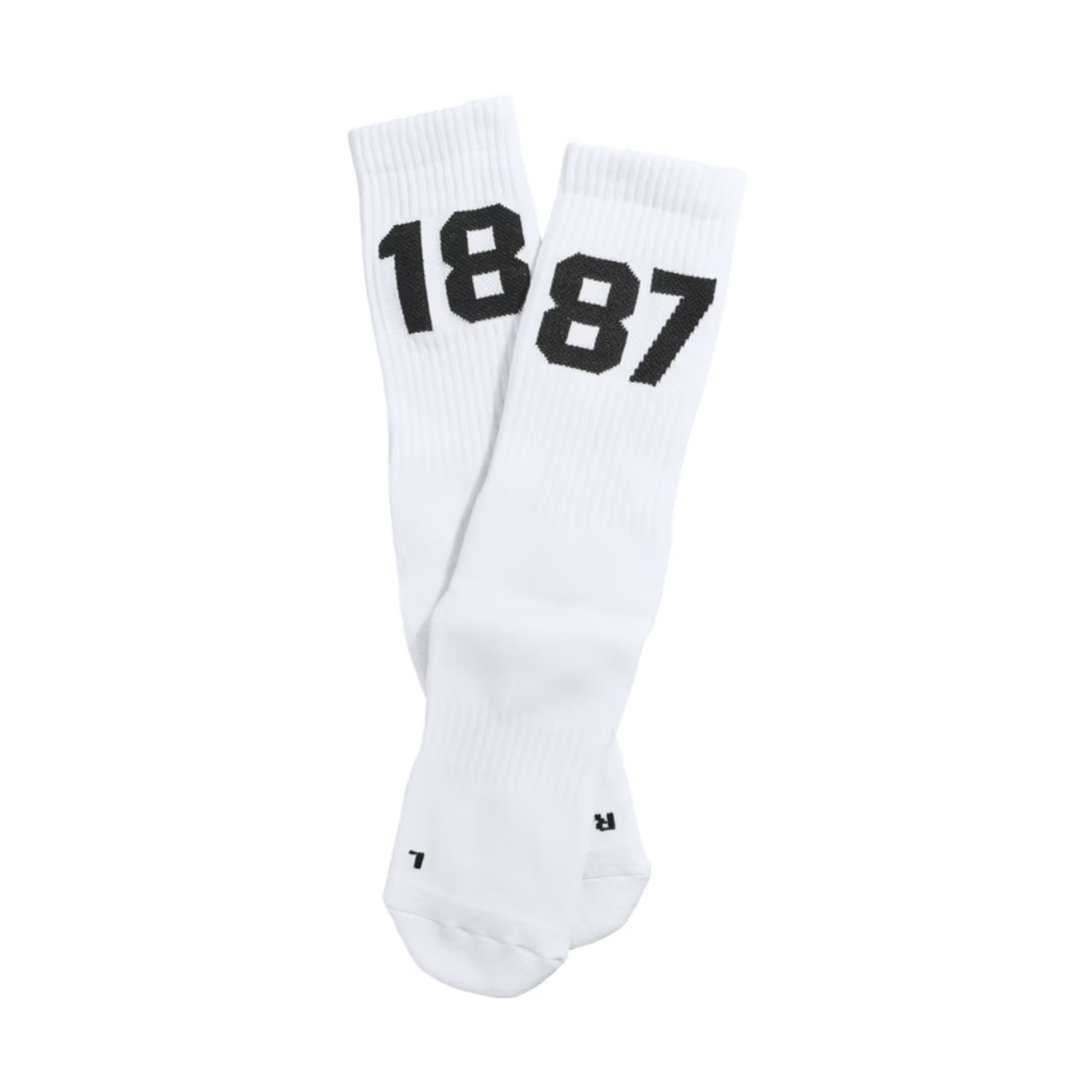 HSV Socken "1887 weiß-schwarz"