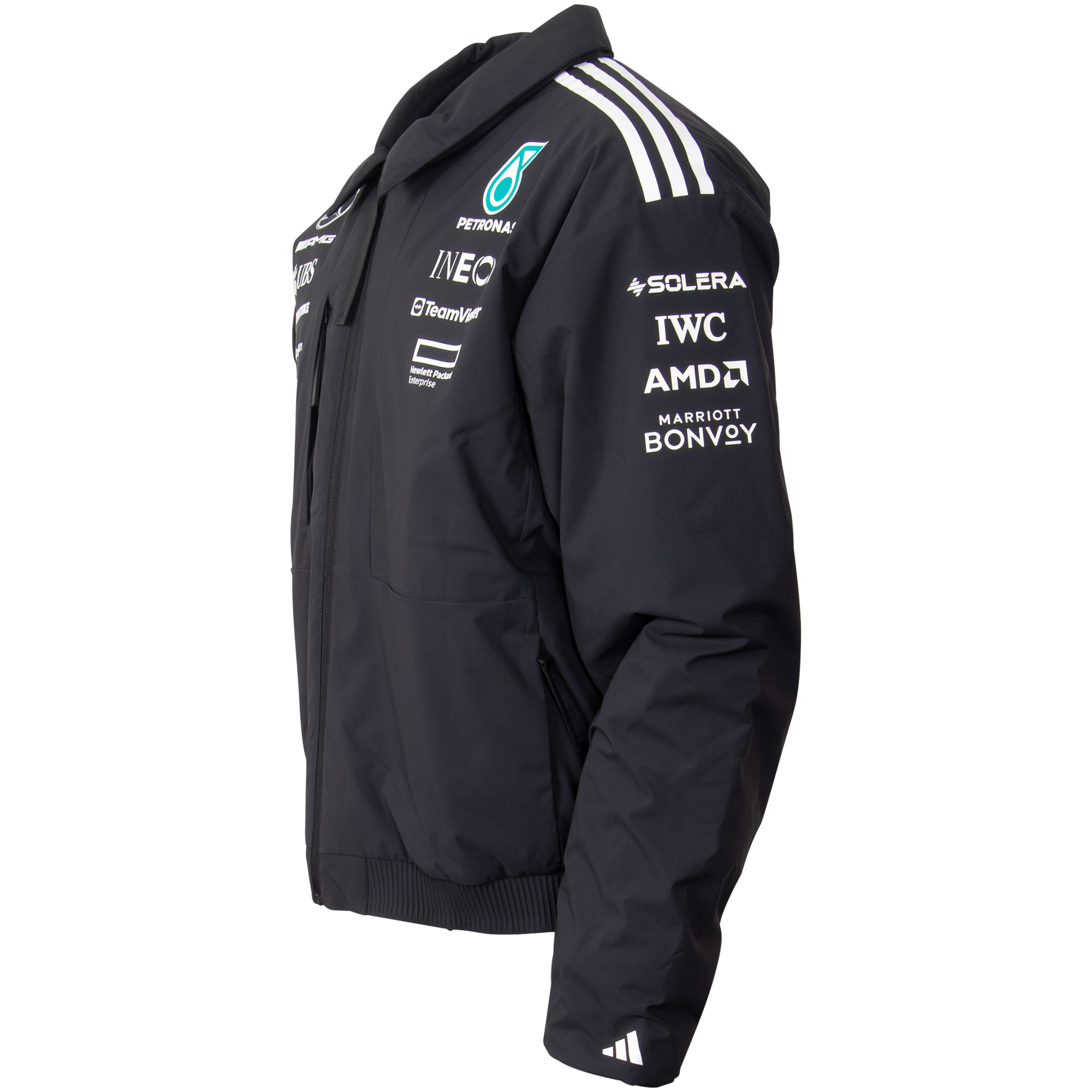 Mercedes AMG Petronas Adidas Teamjacke - schwarz