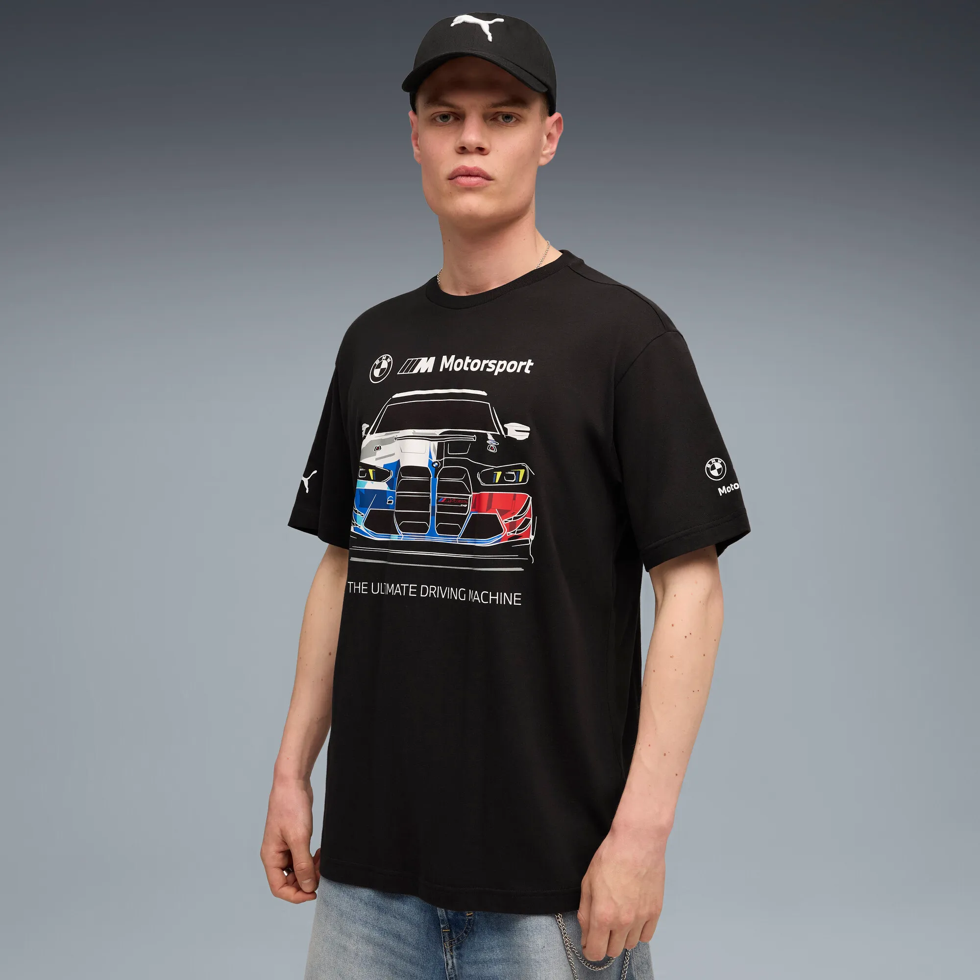 BMW Motorsport PUMA T-Shirt Graphic - schwarz