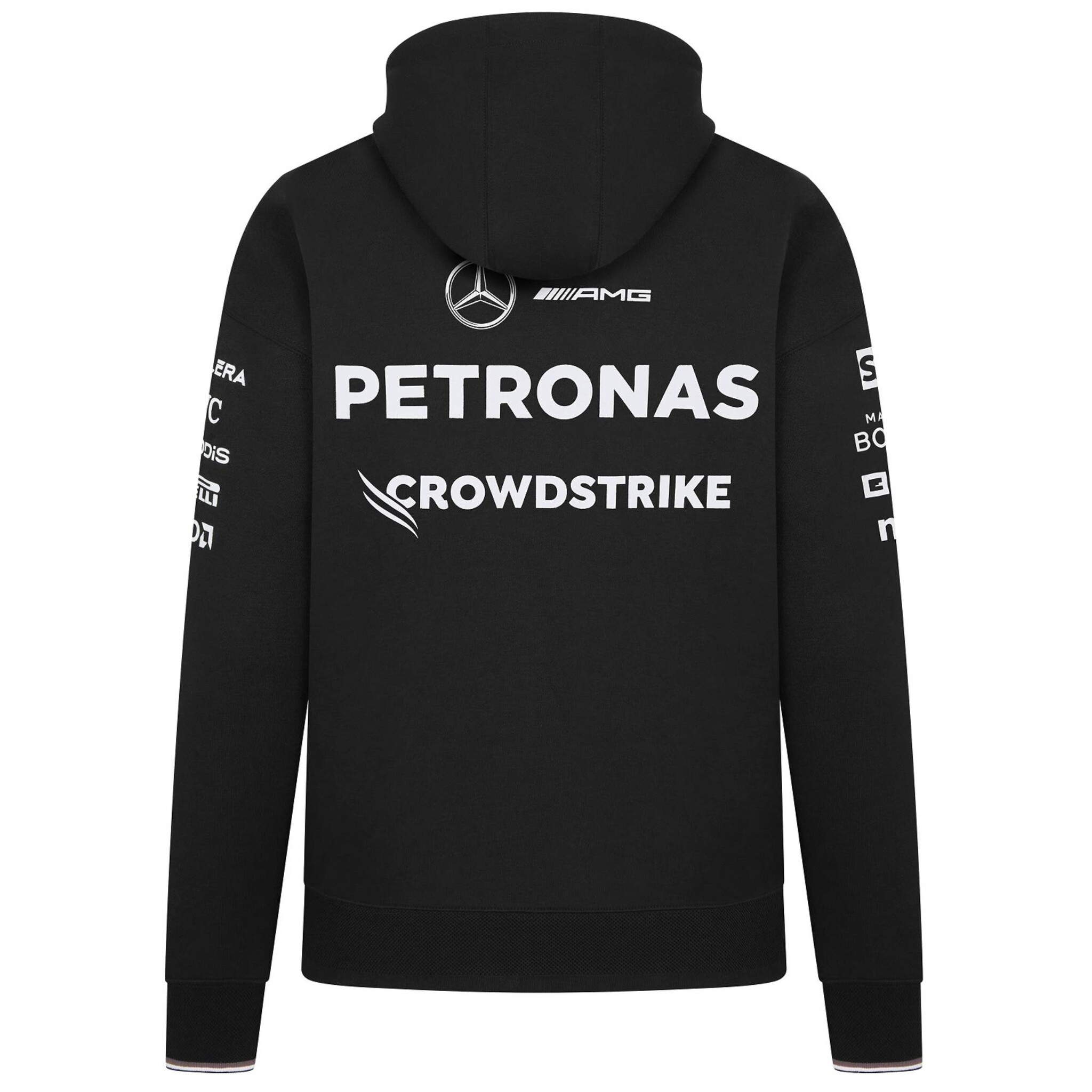 Mercedes AMG Petronas Team Kapuzenpullover 2024 - schwarz