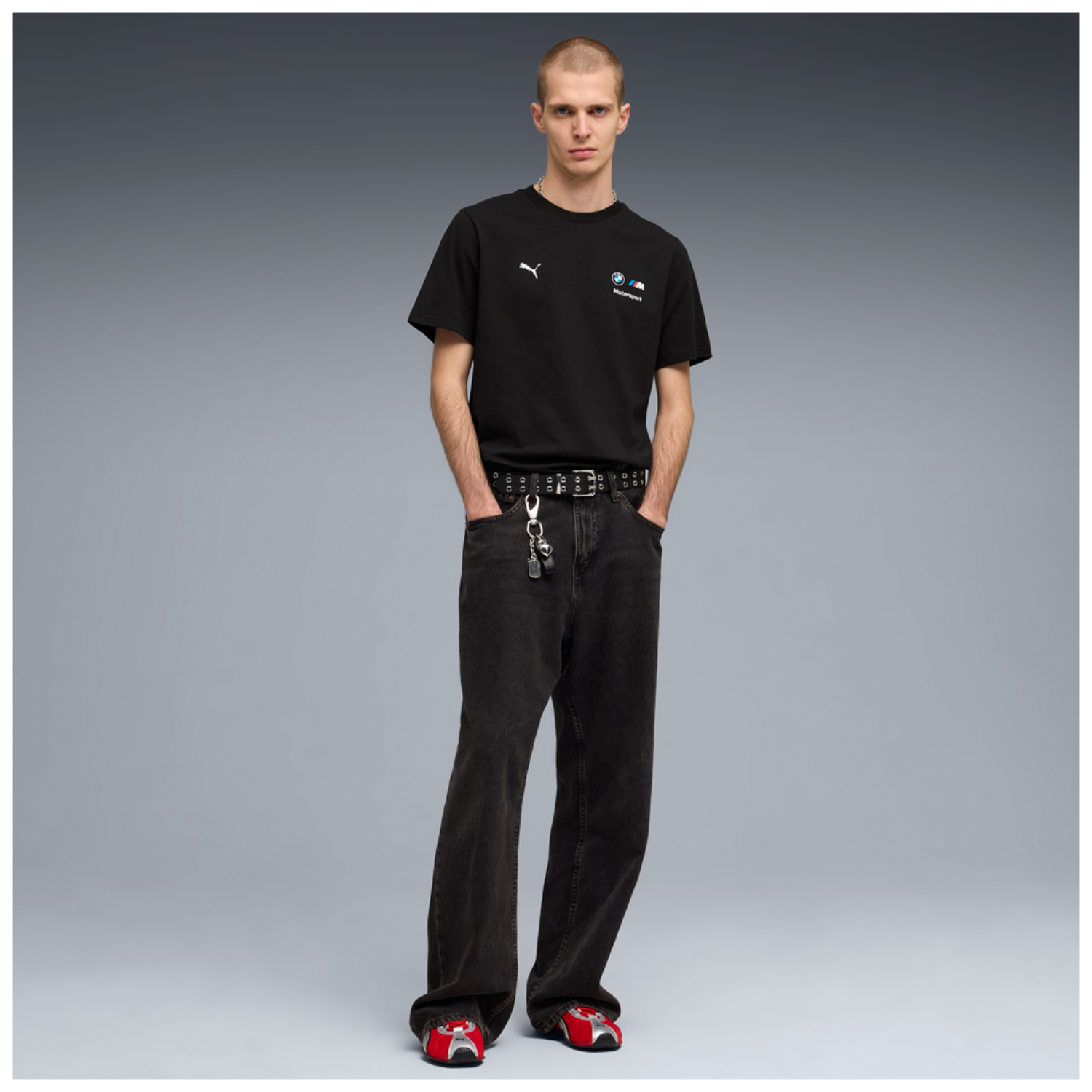 BMW M Motorsport T-Shirt "Essential Logo" Puma - schwarz