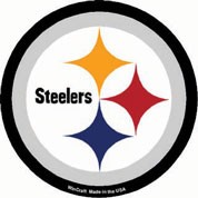 Pittsburgh Steelers Premium Acryl Magnet Logo 9x5cm