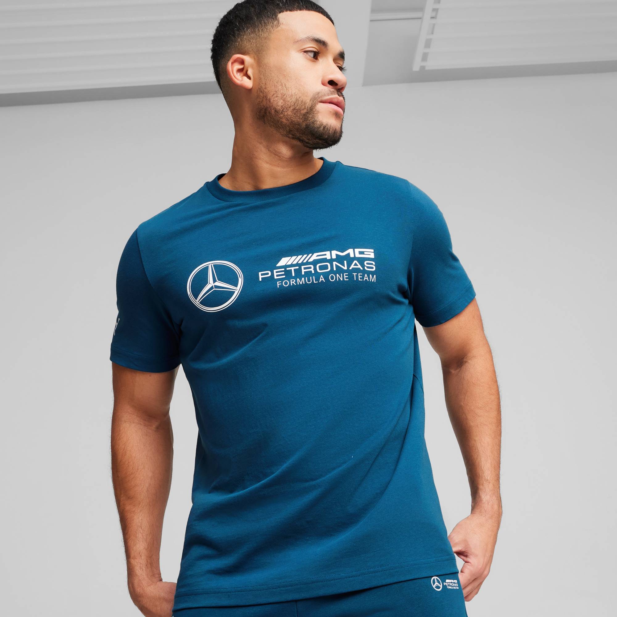 Mercedes AMG Petronas Puma T-Shirt - blau