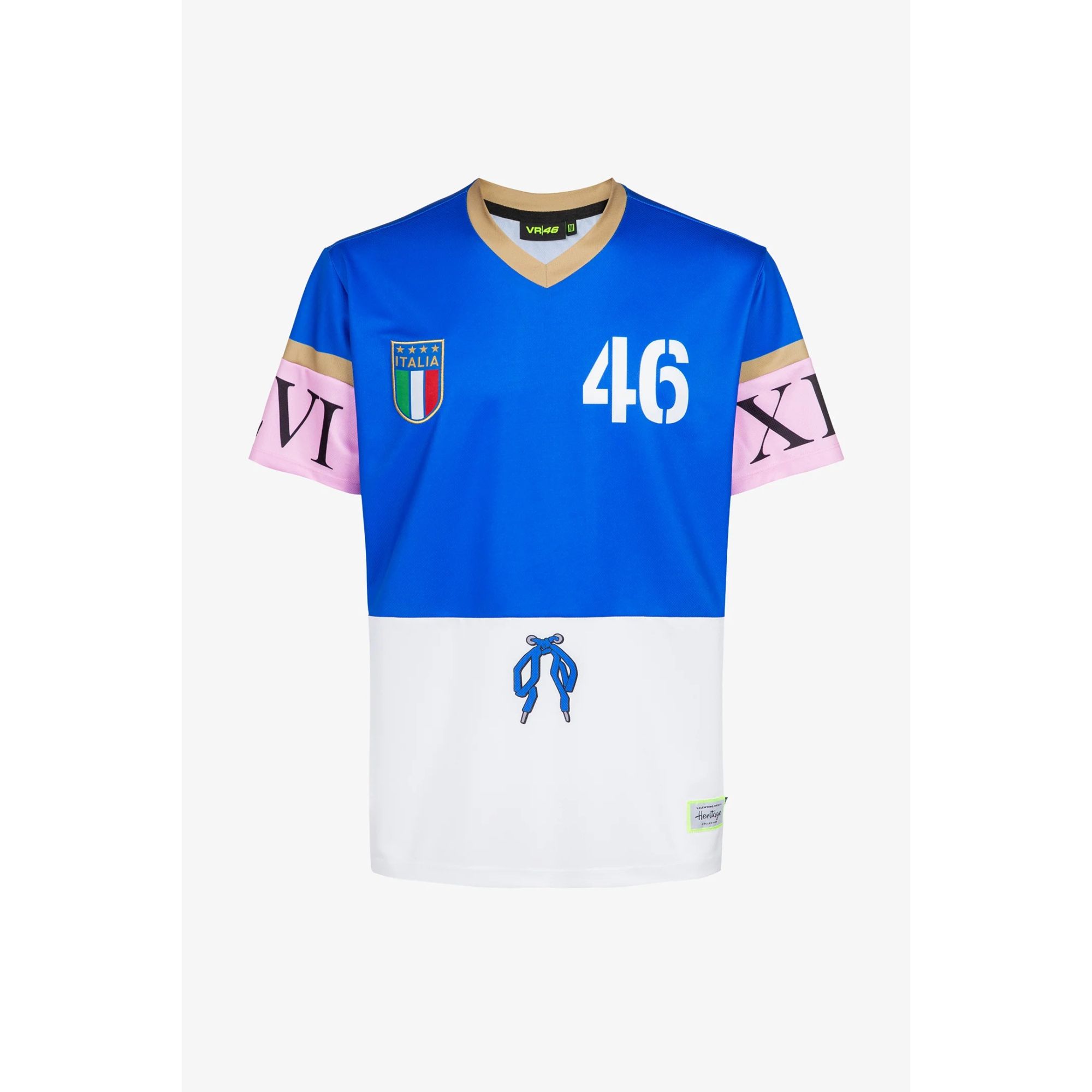 Valentino Rossi T-Shirt Heritage blau/weiß