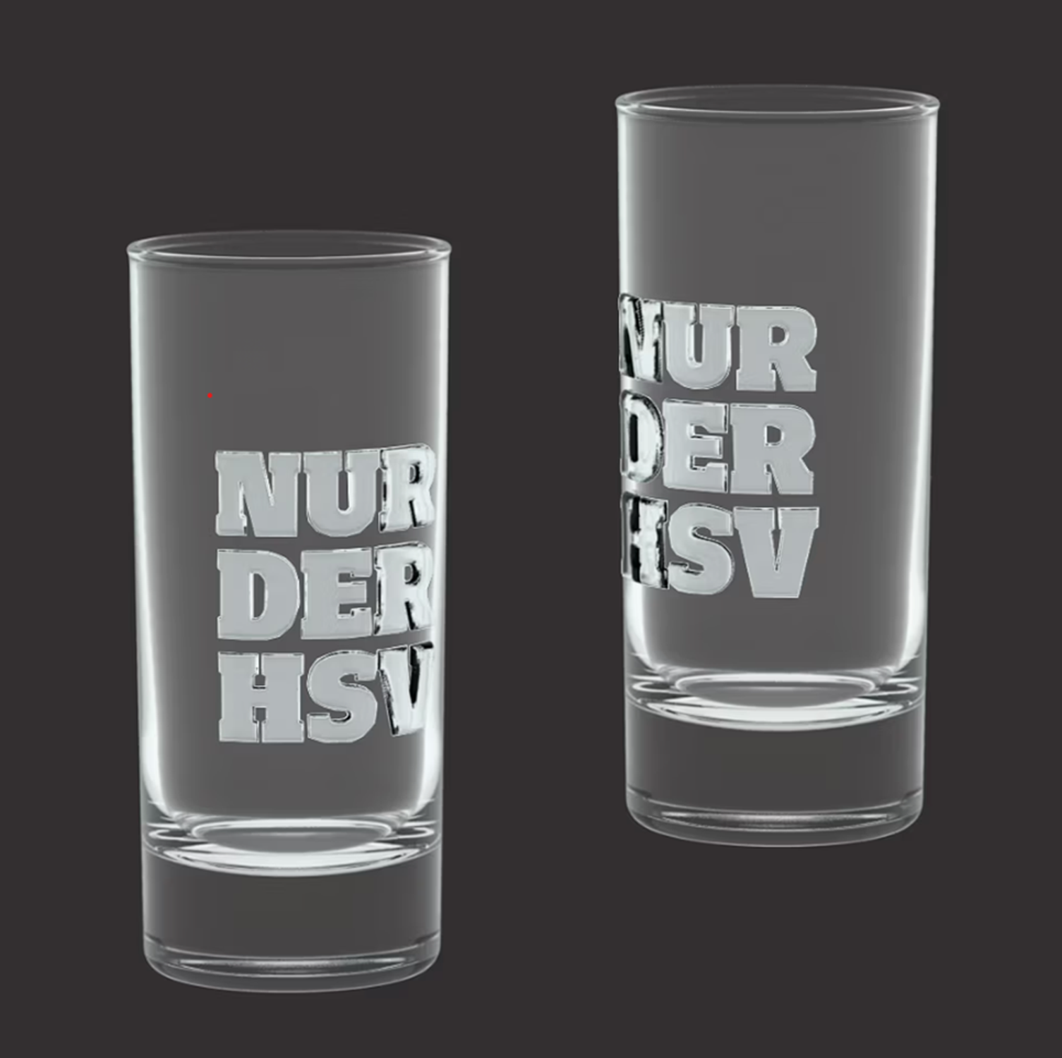 HSV Schnapsglas 2er Set "NUR DER HSV"
