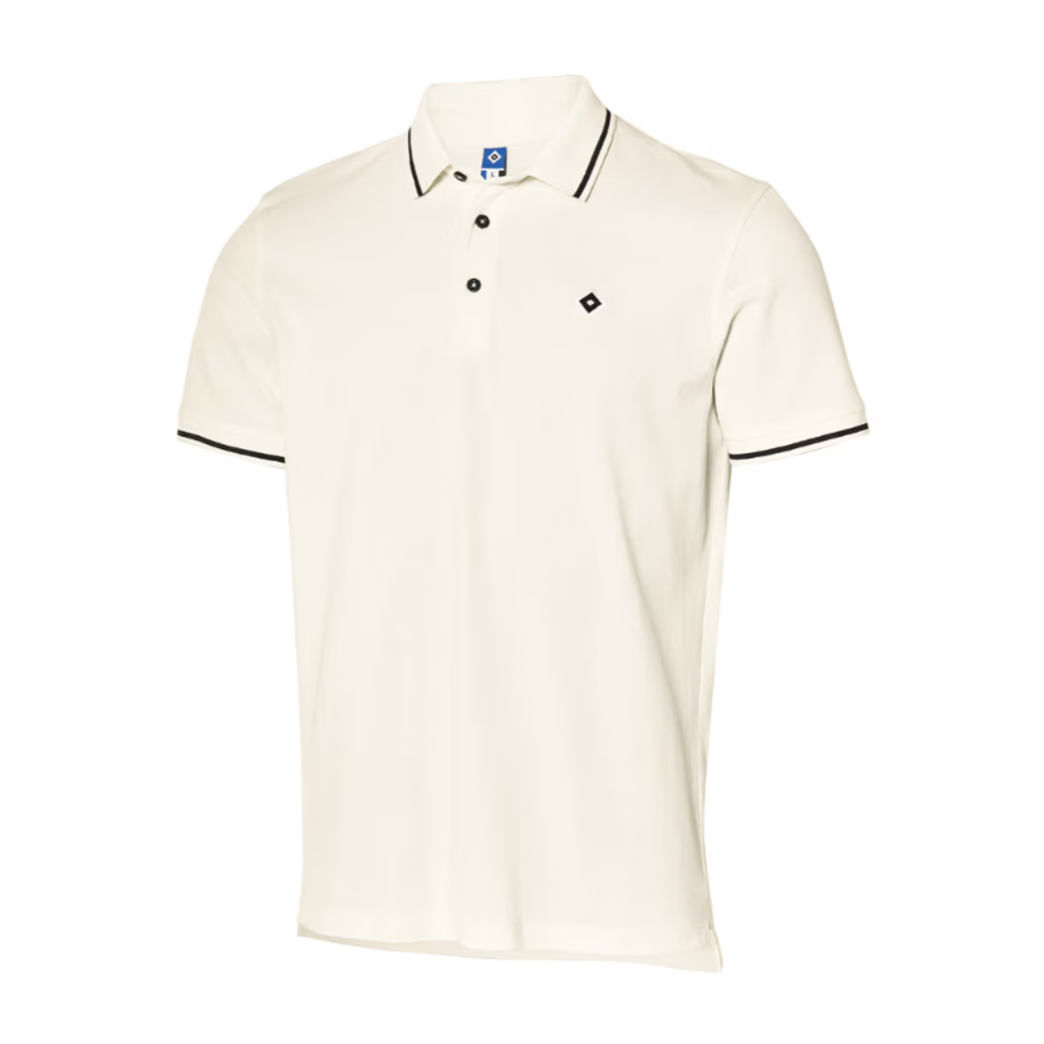 HSV Poloshirt "Gunther" mit HSV-Raute - weiß