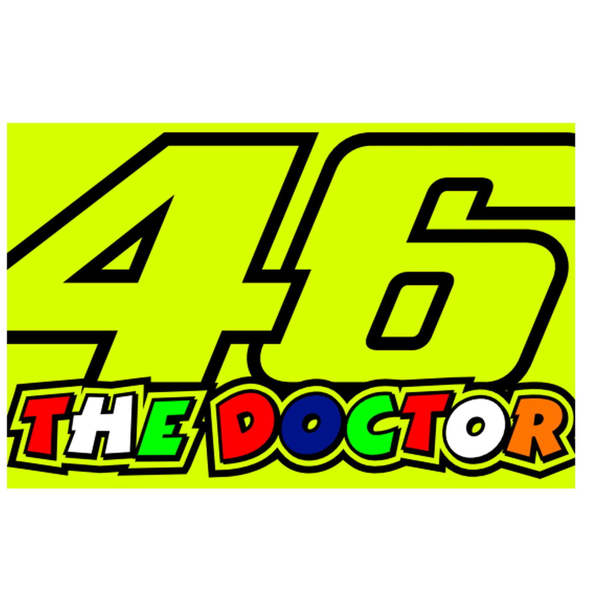 Valentino Rossi Fahne 46 The Doctor - 140x90 cm