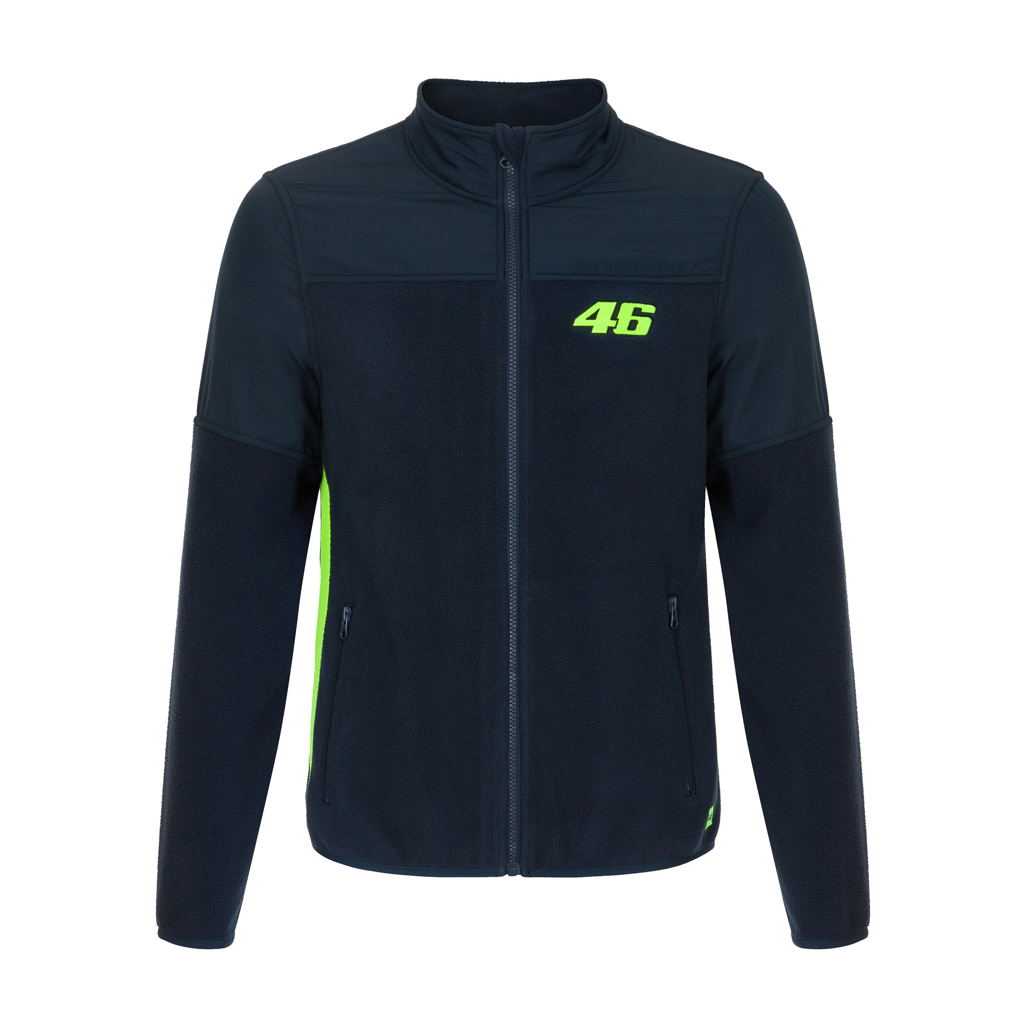 Valentino Rossi Polar Fleece Jacke "46" - blau