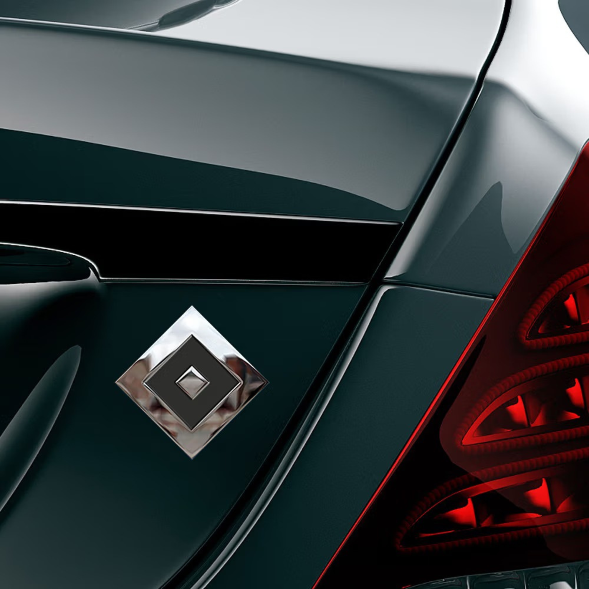 HSV Chrom Emblem "Raute"