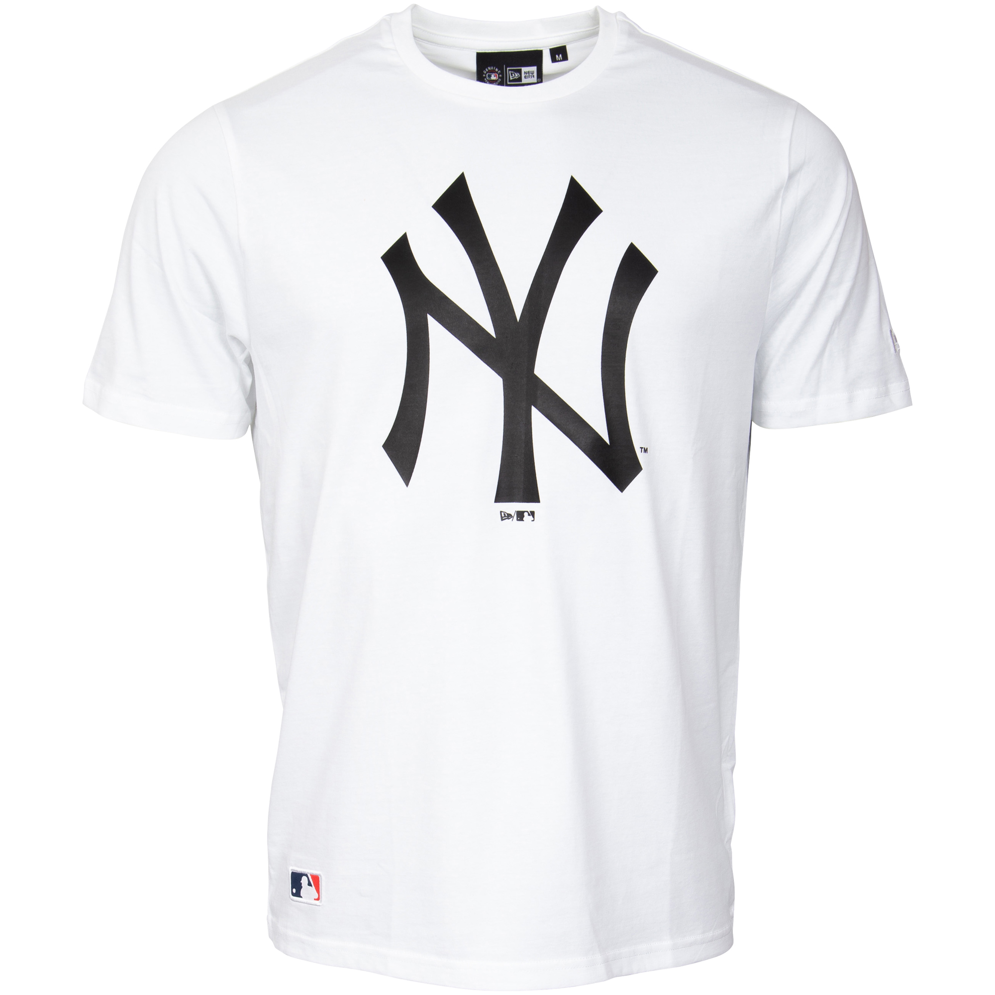 New York Yankees New Era T-Shirt NY Logo groß - weiß