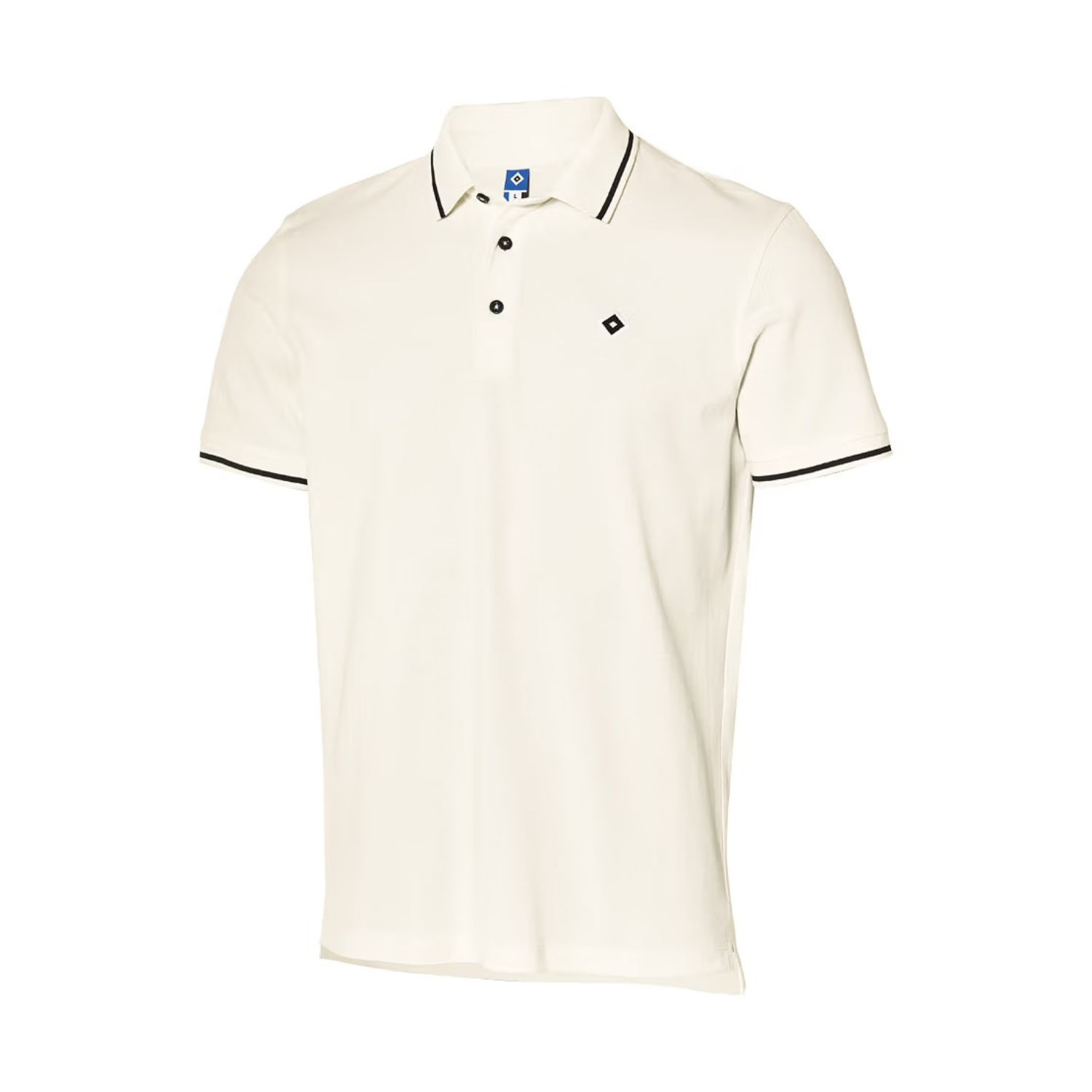 HSV Poloshirt "Gunther" mit HSV-Raute - weiß