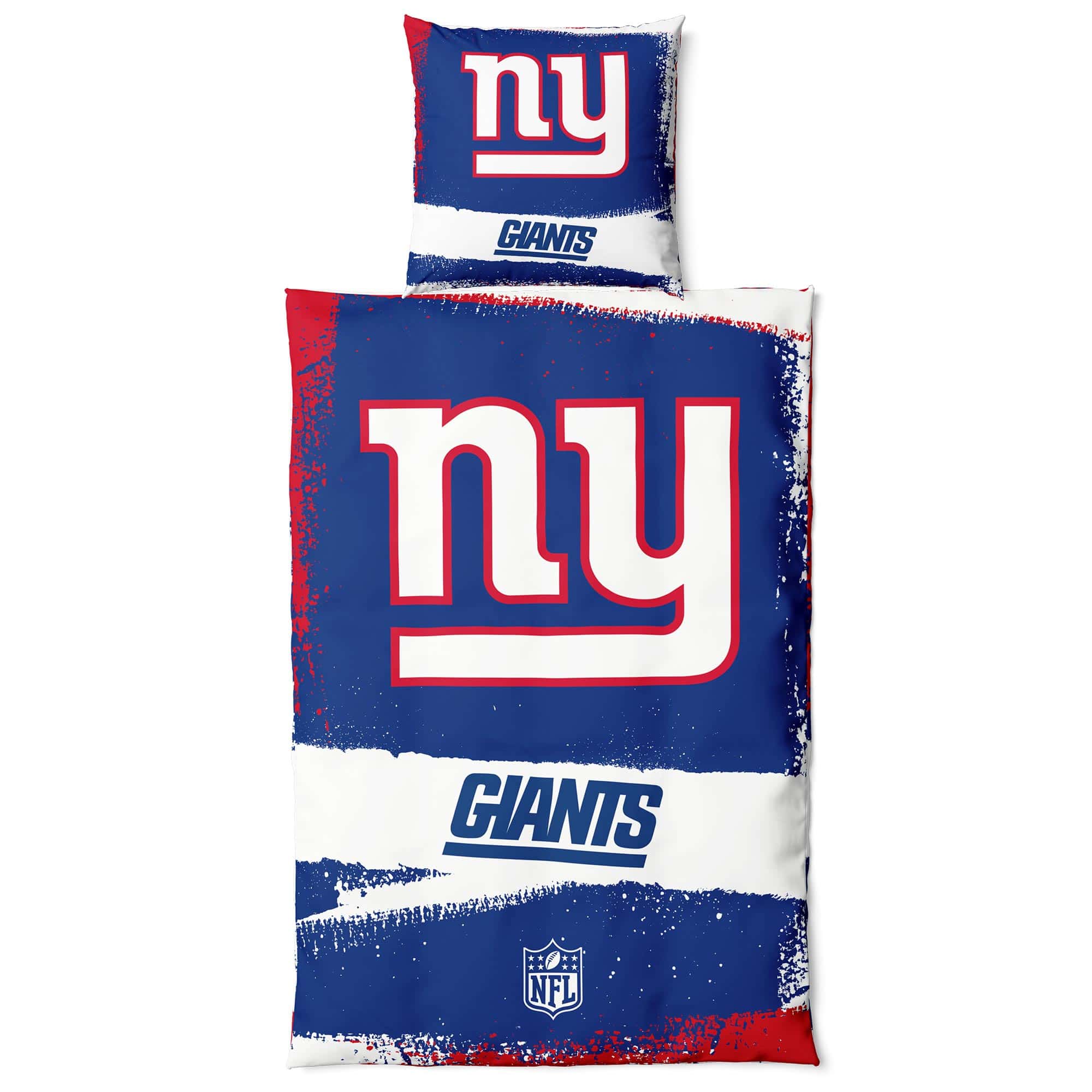New York Giants - Bettwäsche-Set "RAW"  - blau
