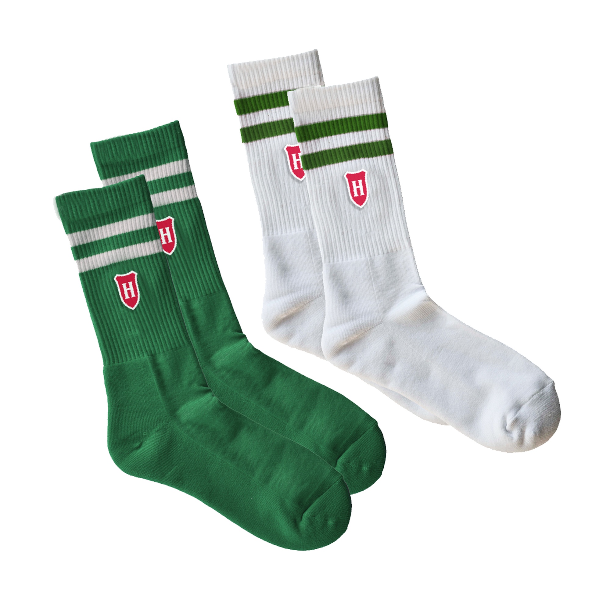 Holsten - Sportsocken 2er Pack - grün/weiß