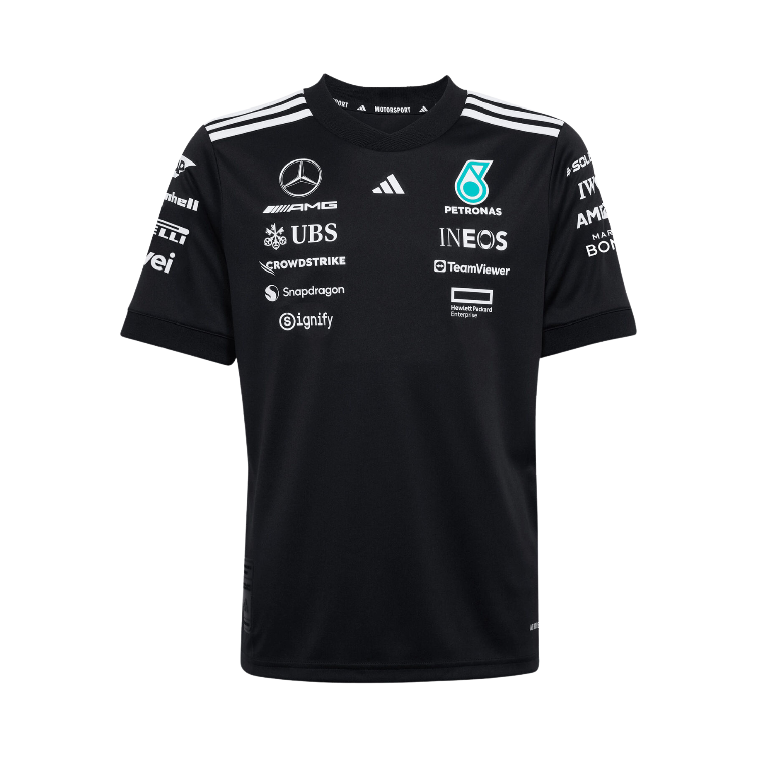 Mercedes AMG Petronas Adidas Team T-Shirt - schwarz