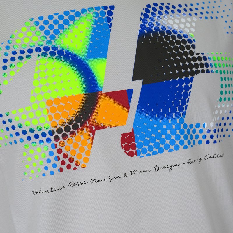 Valentino Rossi T-Shirt "Sonne und Mond" - grau